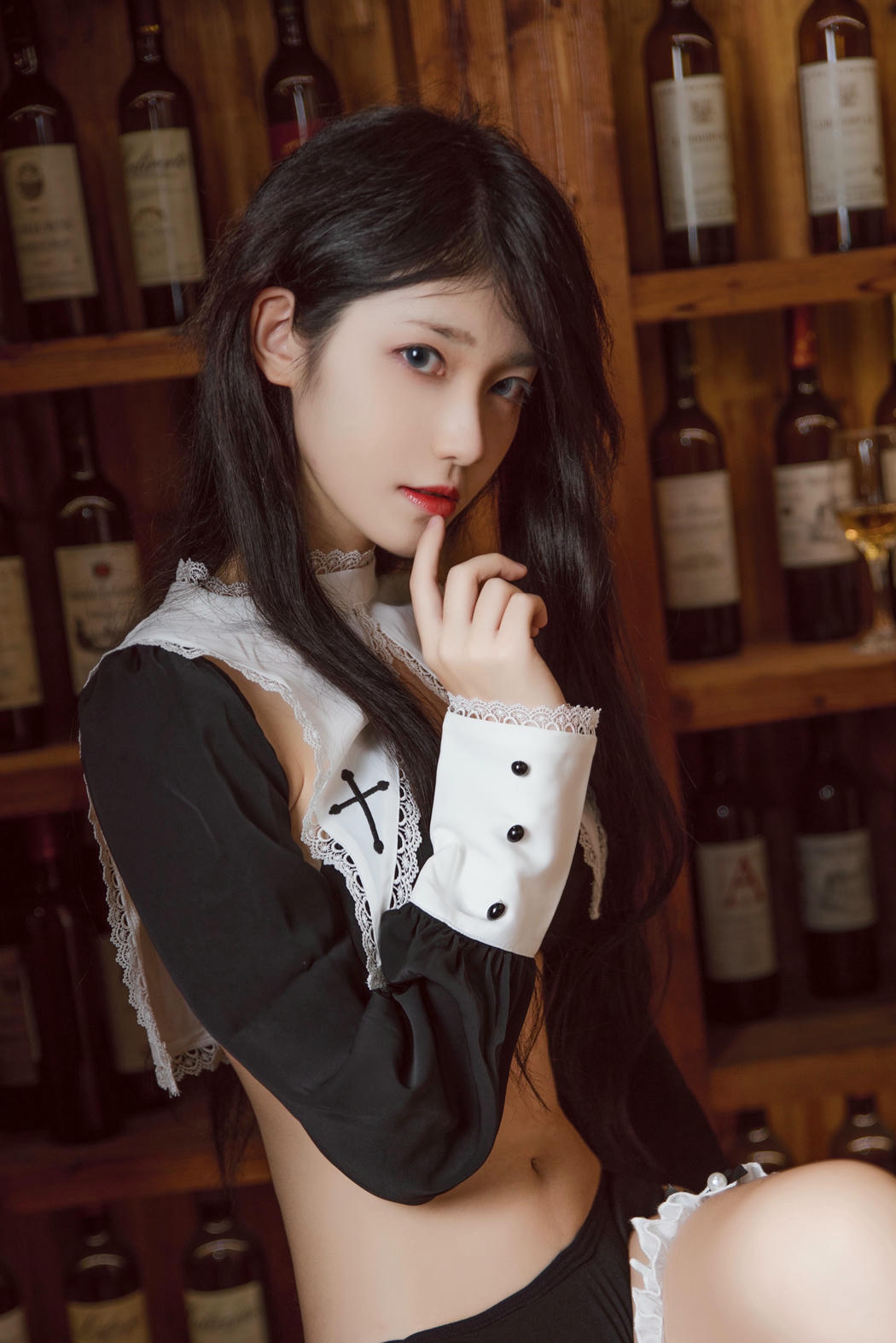 南桃Momoko NO.063 酒味女人 黑修女 福利向 [22P-40MB]_第1集