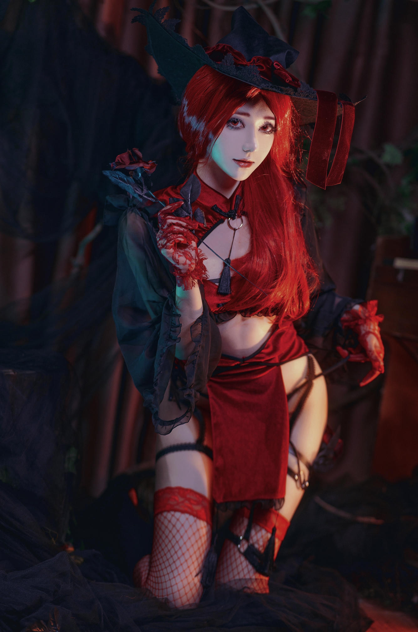 南桃Momoko NO.084 红女巫 [19P 162MB]_第1集