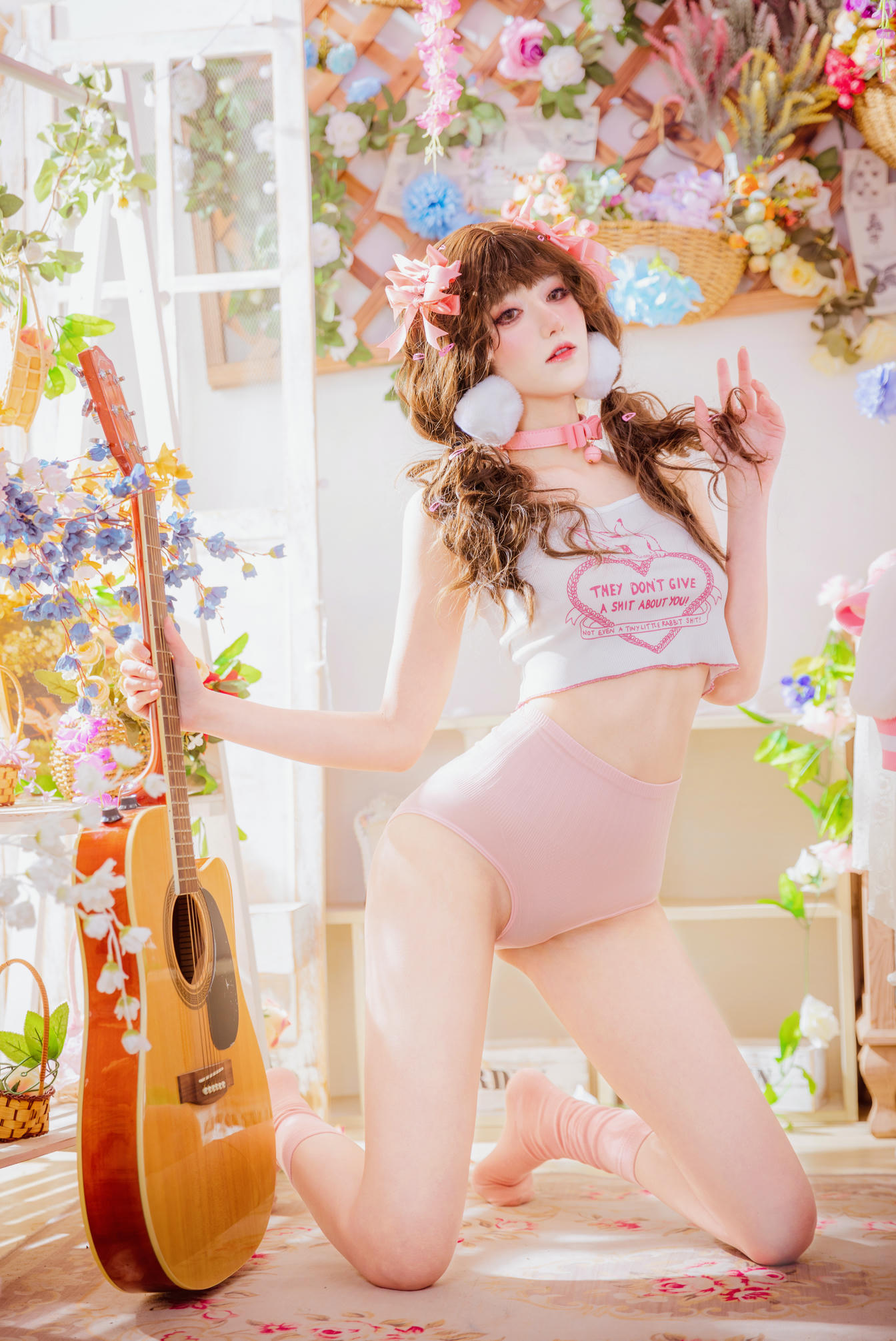 南桃Momoko NO.088 少女吉他与蝴蝶结 [28P-240MB]_第1集