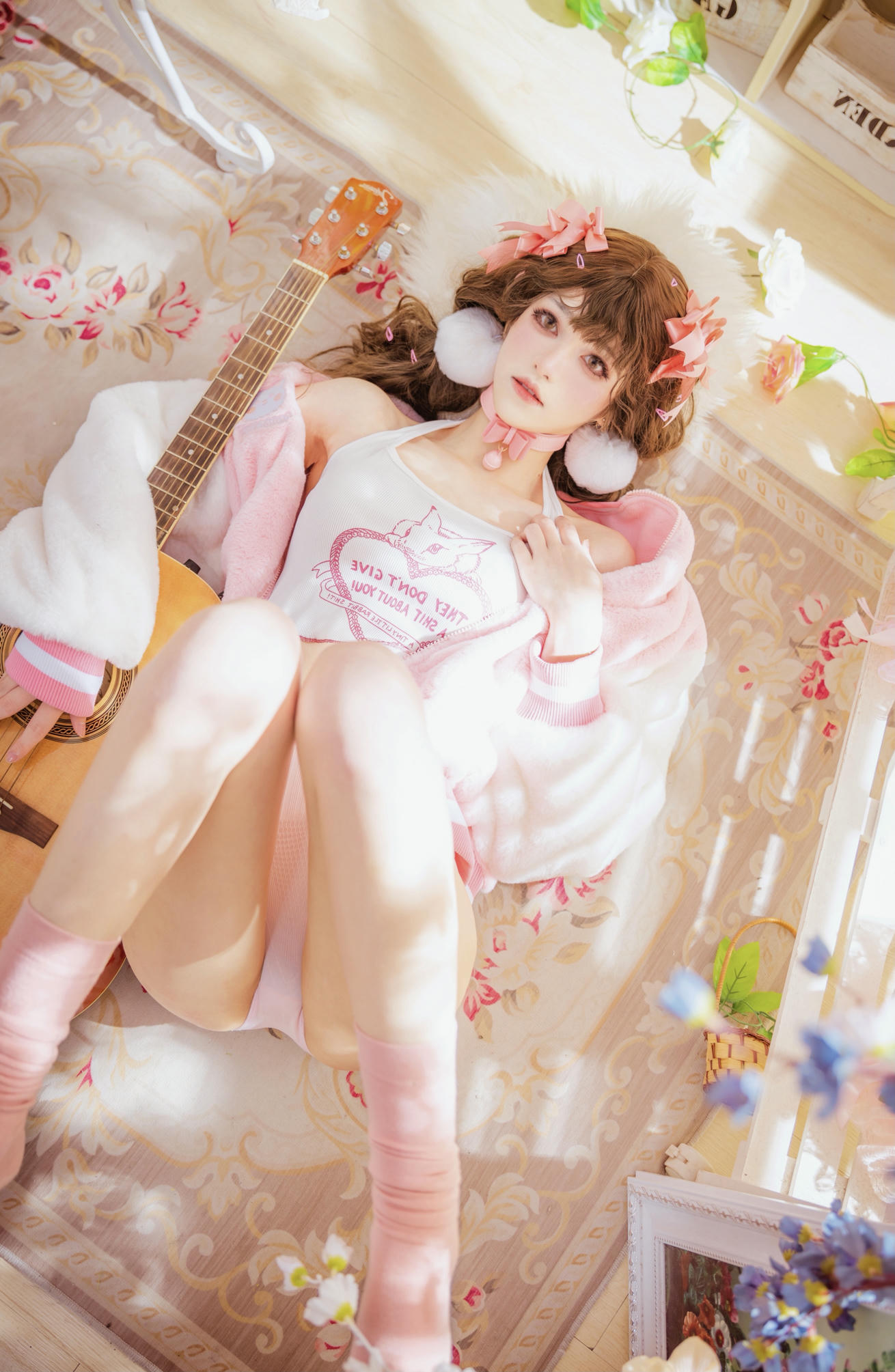 南桃Momoko NO.088 少女吉他与蝴蝶结 [28P-240MB]_第1集