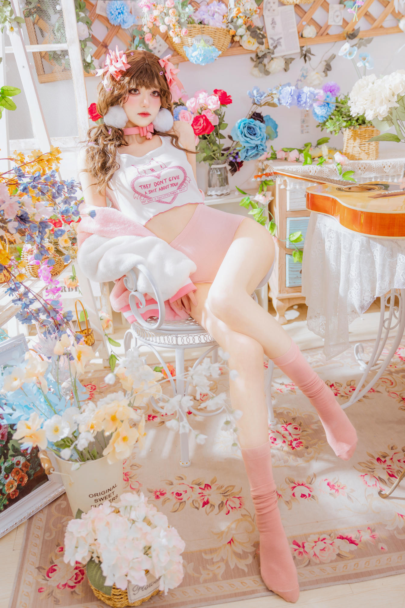 南桃Momoko NO.088 少女吉他与蝴蝶结 [28P-240MB]_第1集