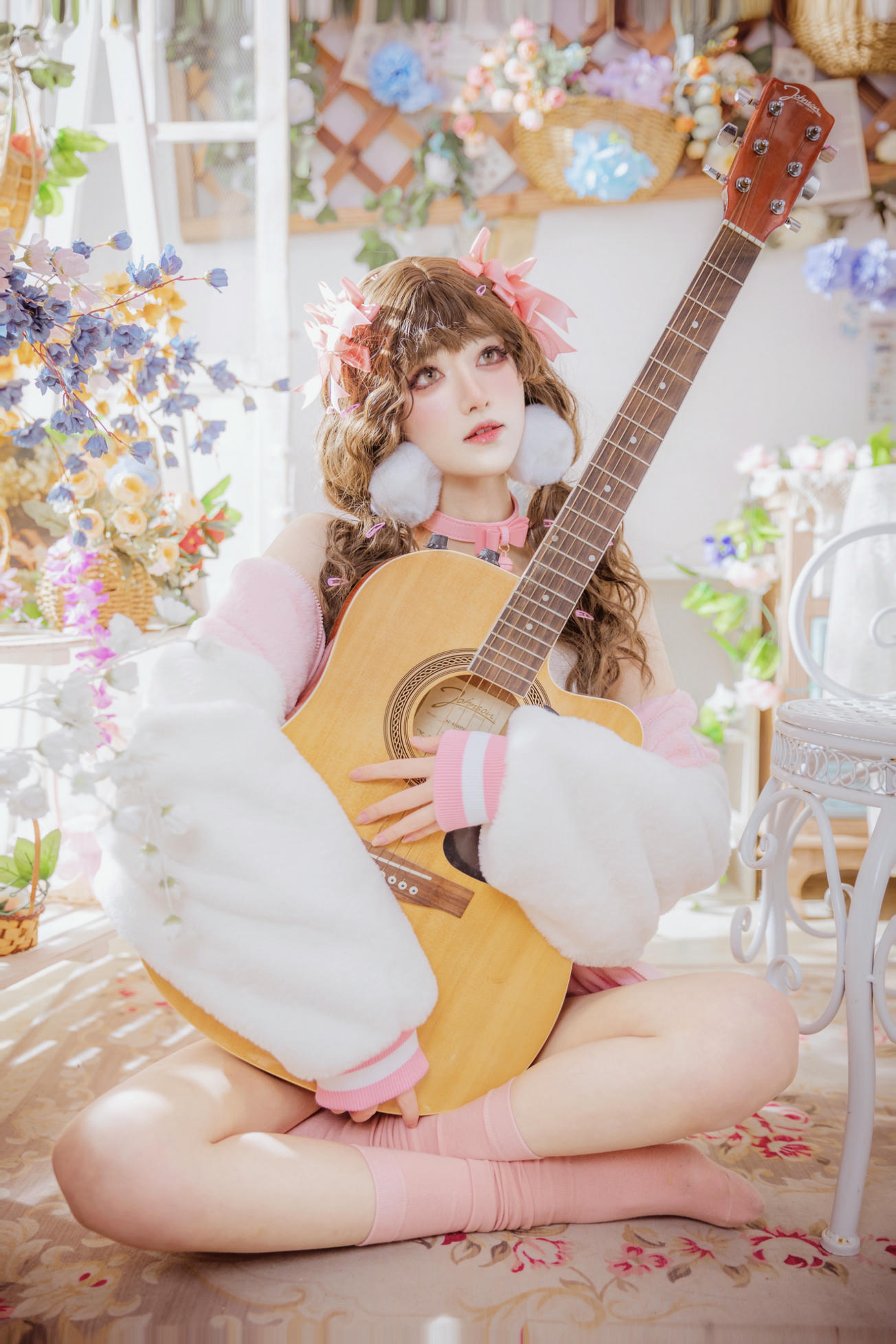 南桃Momoko NO.088 少女吉他与蝴蝶结 [28P-240MB]_第1集