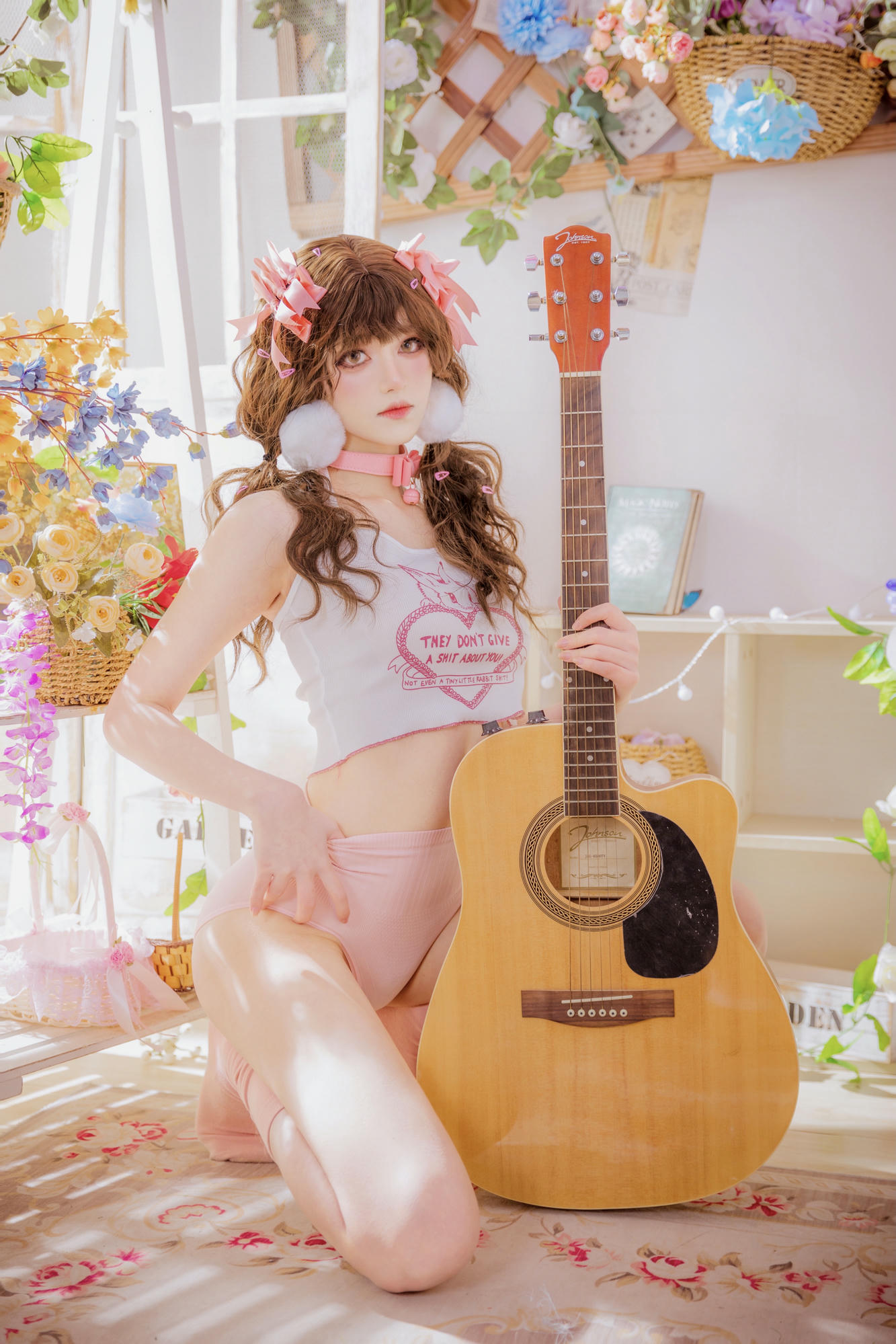 南桃Momoko NO.088 少女吉他与蝴蝶结 [28P-240MB]_第1集