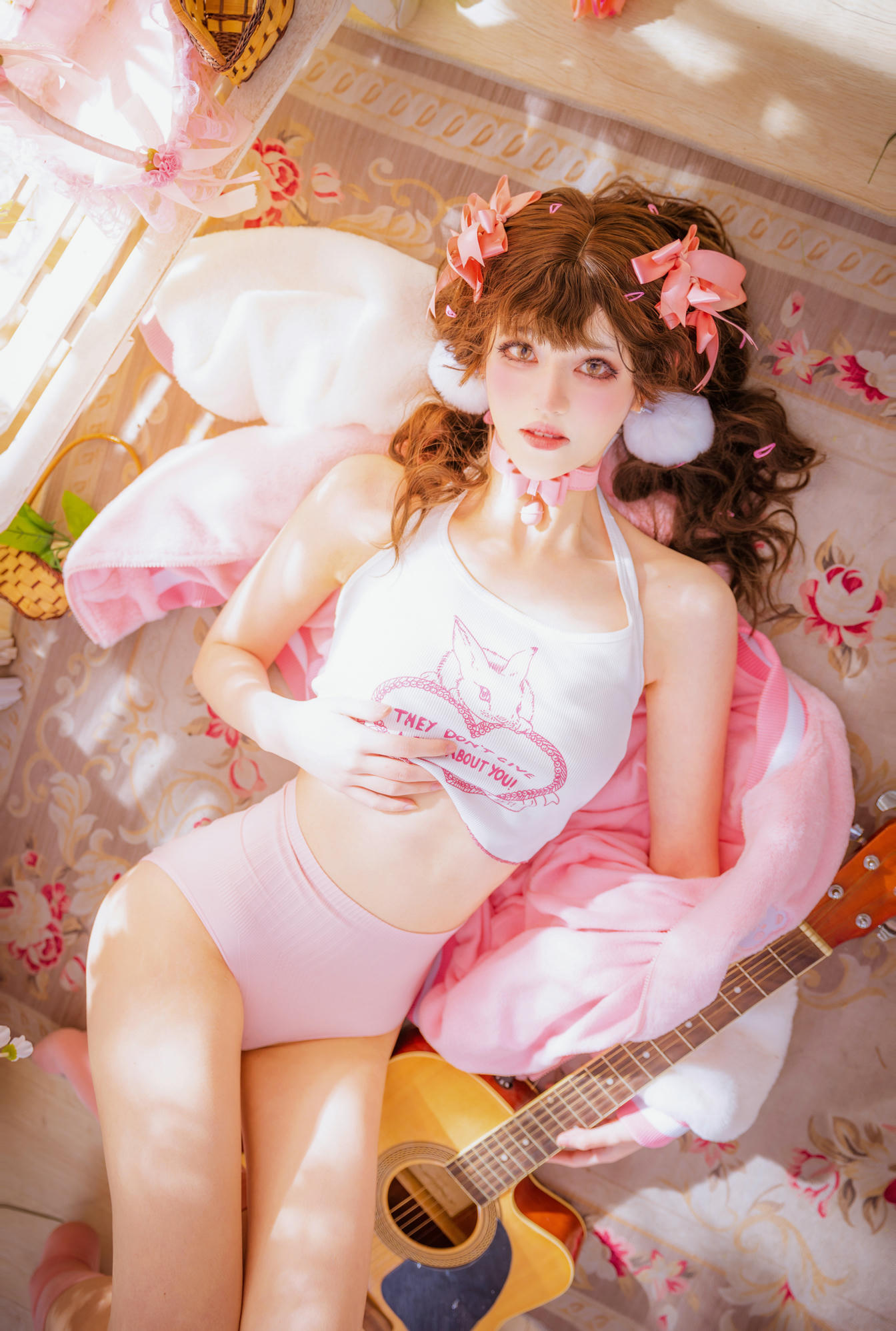 南桃Momoko NO.088 少女吉他与蝴蝶结 [28P-240MB]_第2集