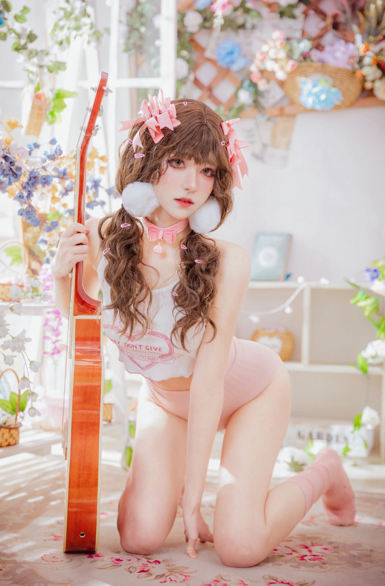 南桃Momoko NO.088 少女吉他与蝴蝶结 [28P-240MB]_第1集