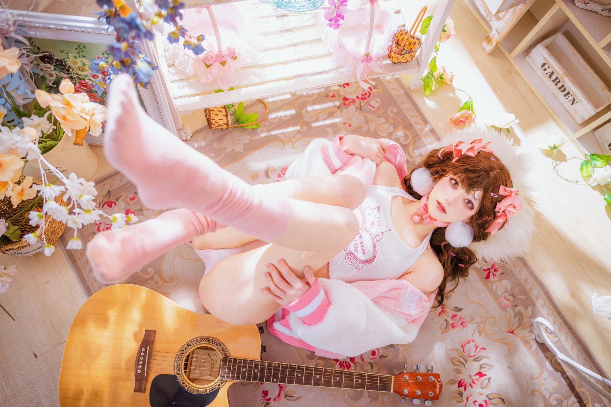 南桃Momoko NO.088 少女吉他与蝴蝶结 [28P-240MB]_第1集