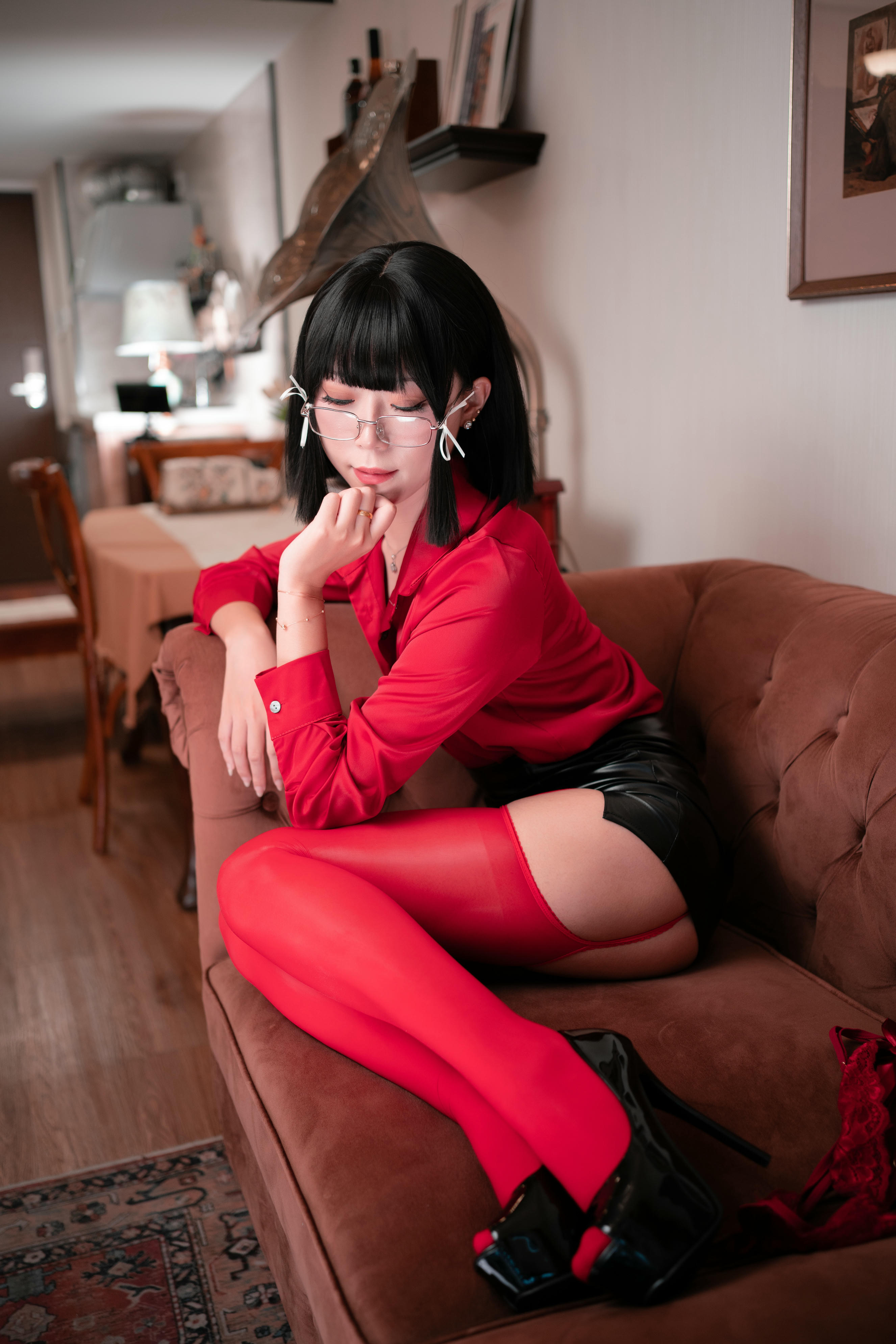 Money冷冷 NO.020 辉夜姬OL制服 [135P1V 3.76GB]_第6集