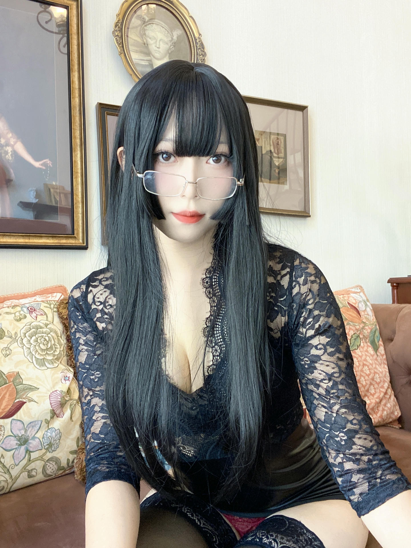 Money冷冷 NO.022 黑蕾丝ol [48P2V 1.83GB]_第2集