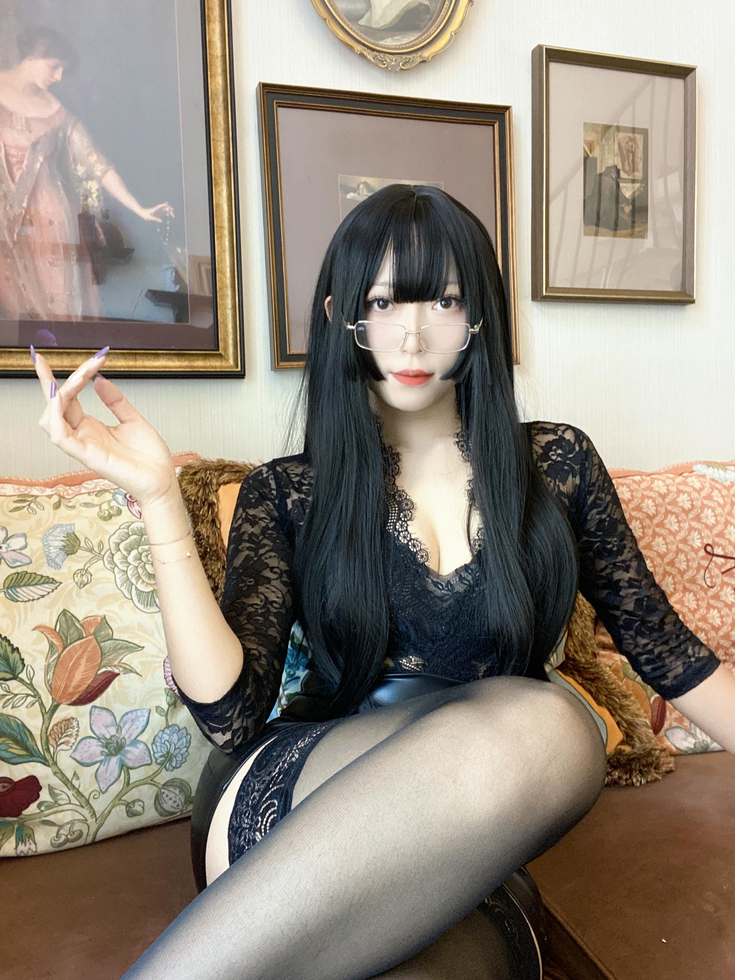 Money冷冷 NO.022 黑蕾丝ol [48P2V 1.83GB]_第3集