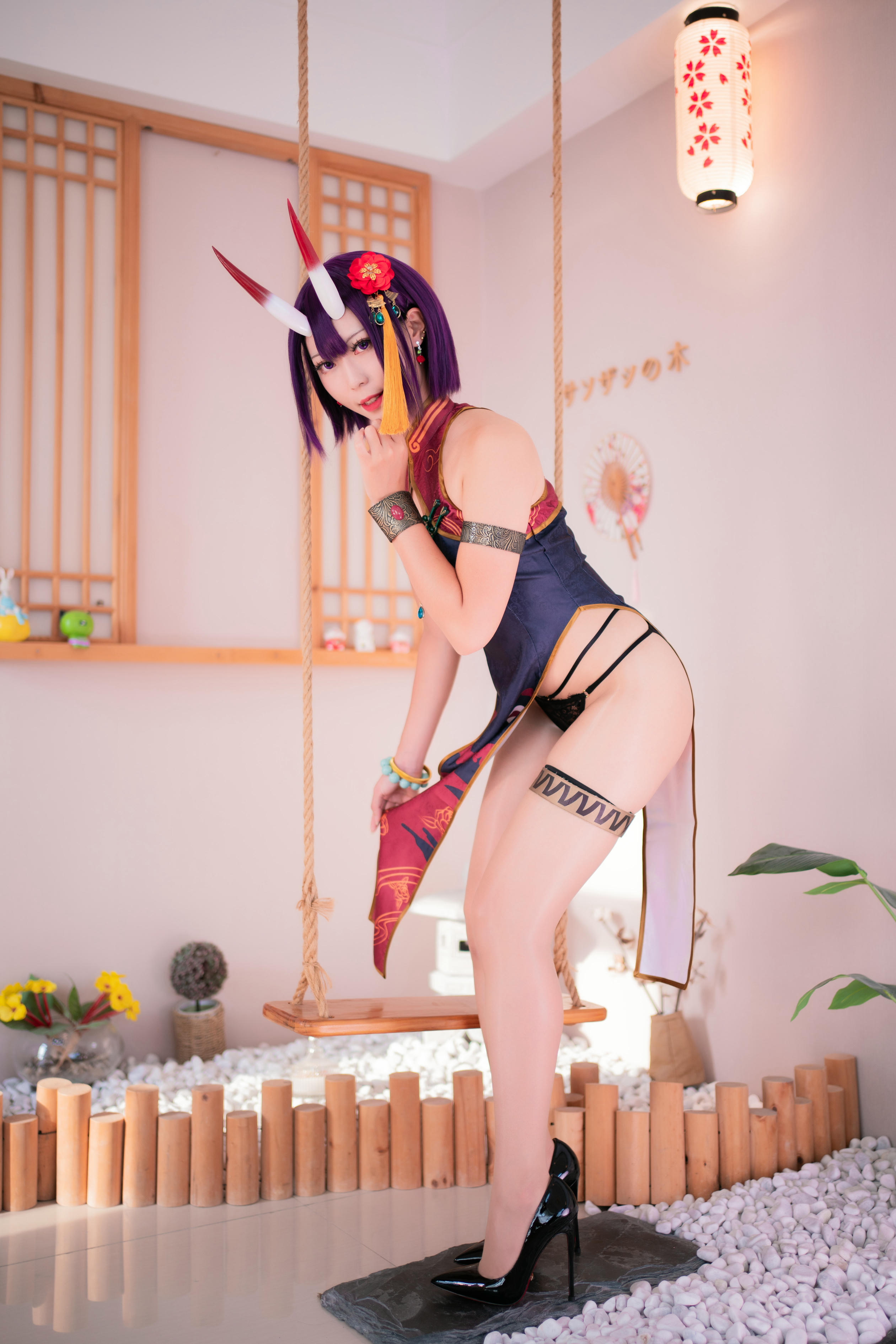 Money冷冷 NO.023 酒吞高腰旗袍 [66P1V-5.16GB]_第2集