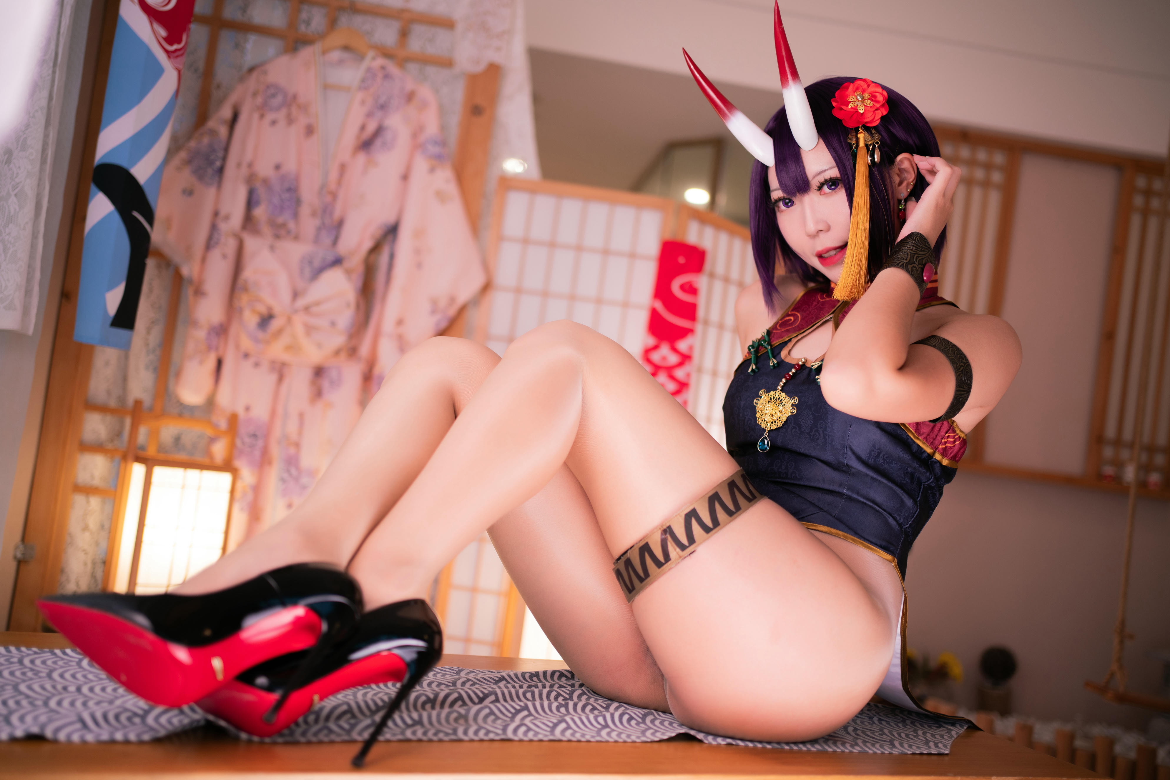 Money冷冷 NO.023 酒吞高腰旗袍 [66P1V-5.16GB]_第2集