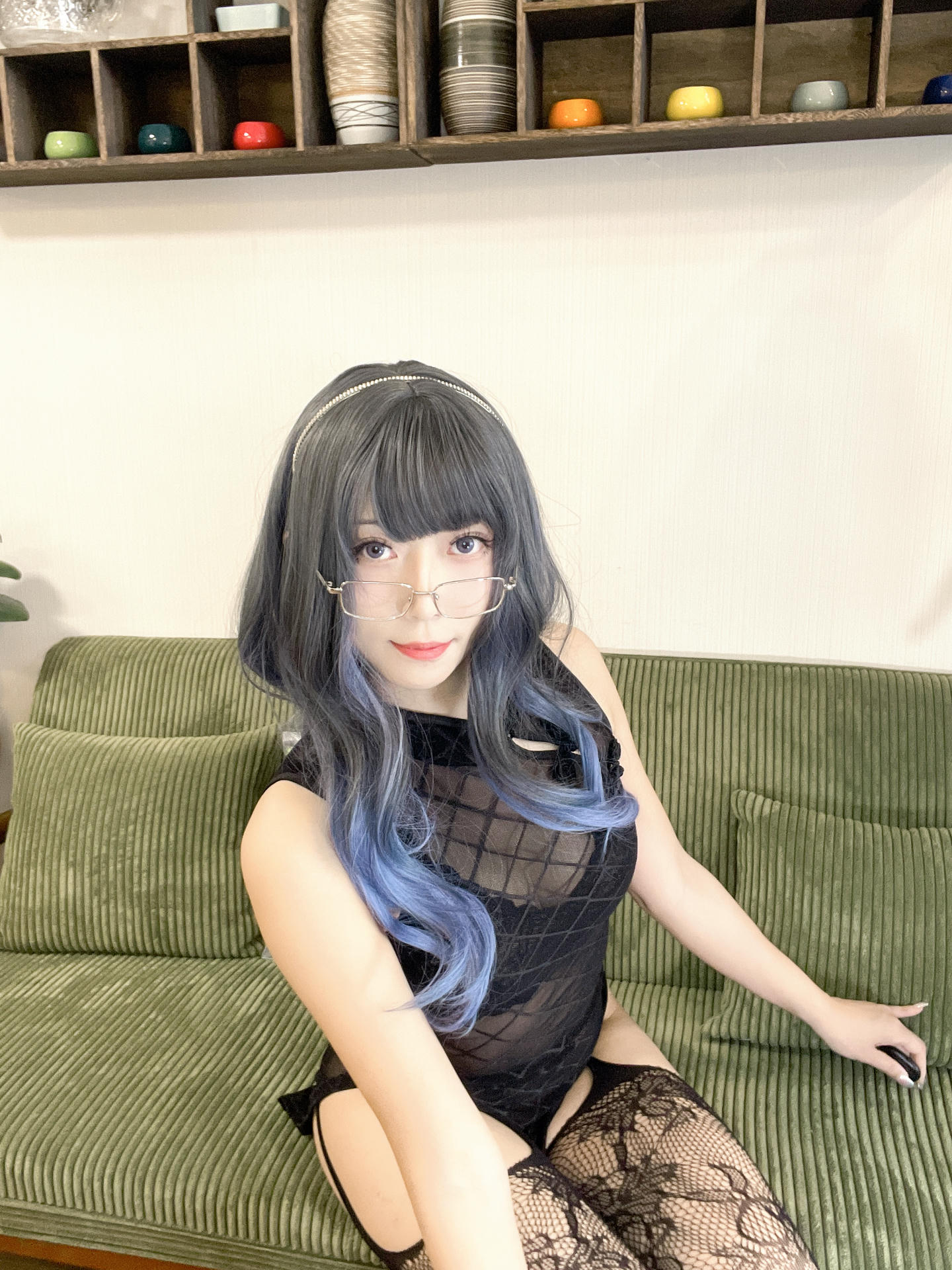 Money冷冷 NO.033 网格旗袍 [65P3V 4.12GB]-网格旗袍+65p_第2集