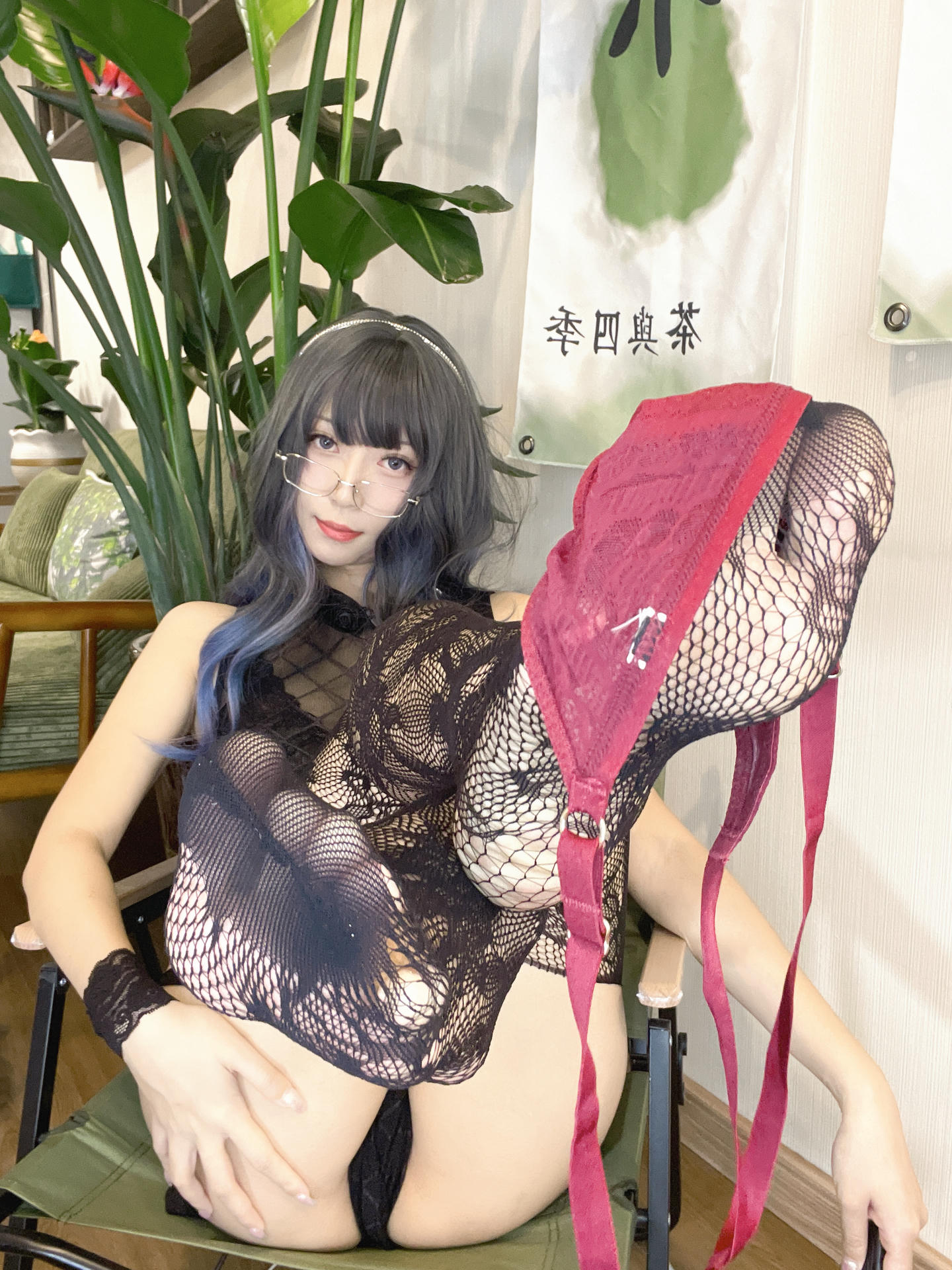 Money冷冷 NO.033 网格旗袍 [65P3V 4.12GB]-网格旗袍+65p_第3集