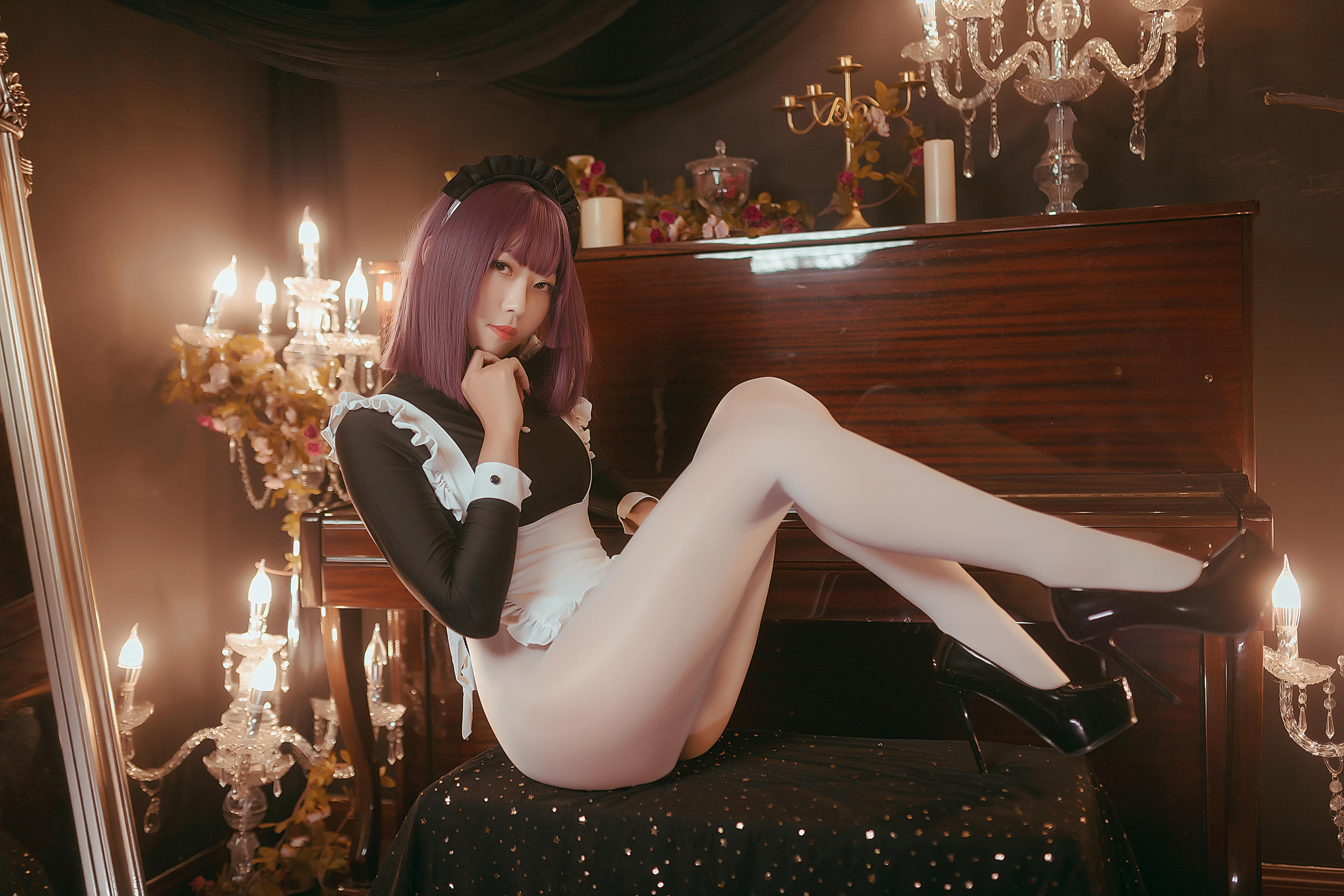 Money冷冷 NO.034 高叉女仆 [25P-361MB]_第1集