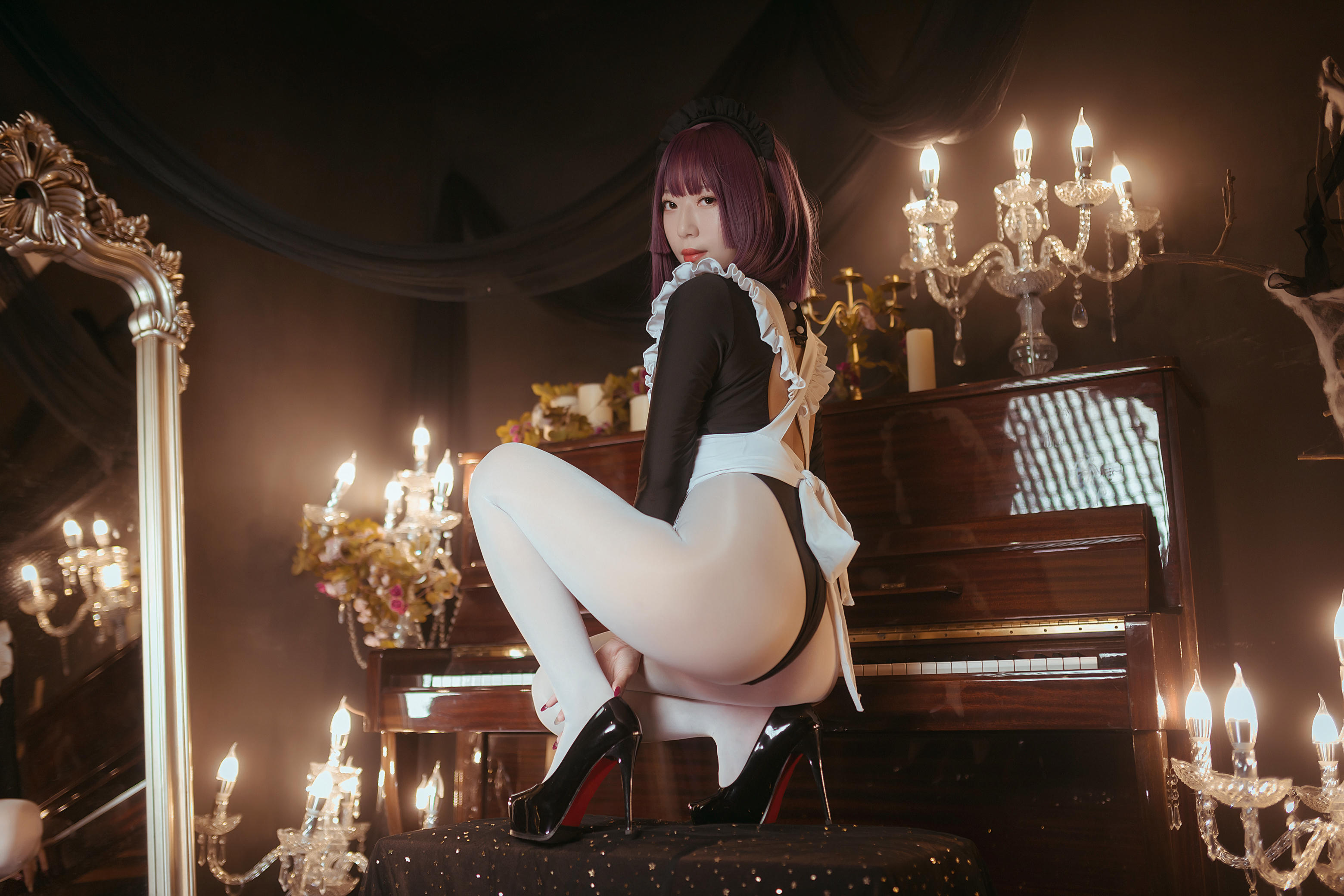 Money冷冷 NO.034 高叉女仆 [25P-361MB]_第1集