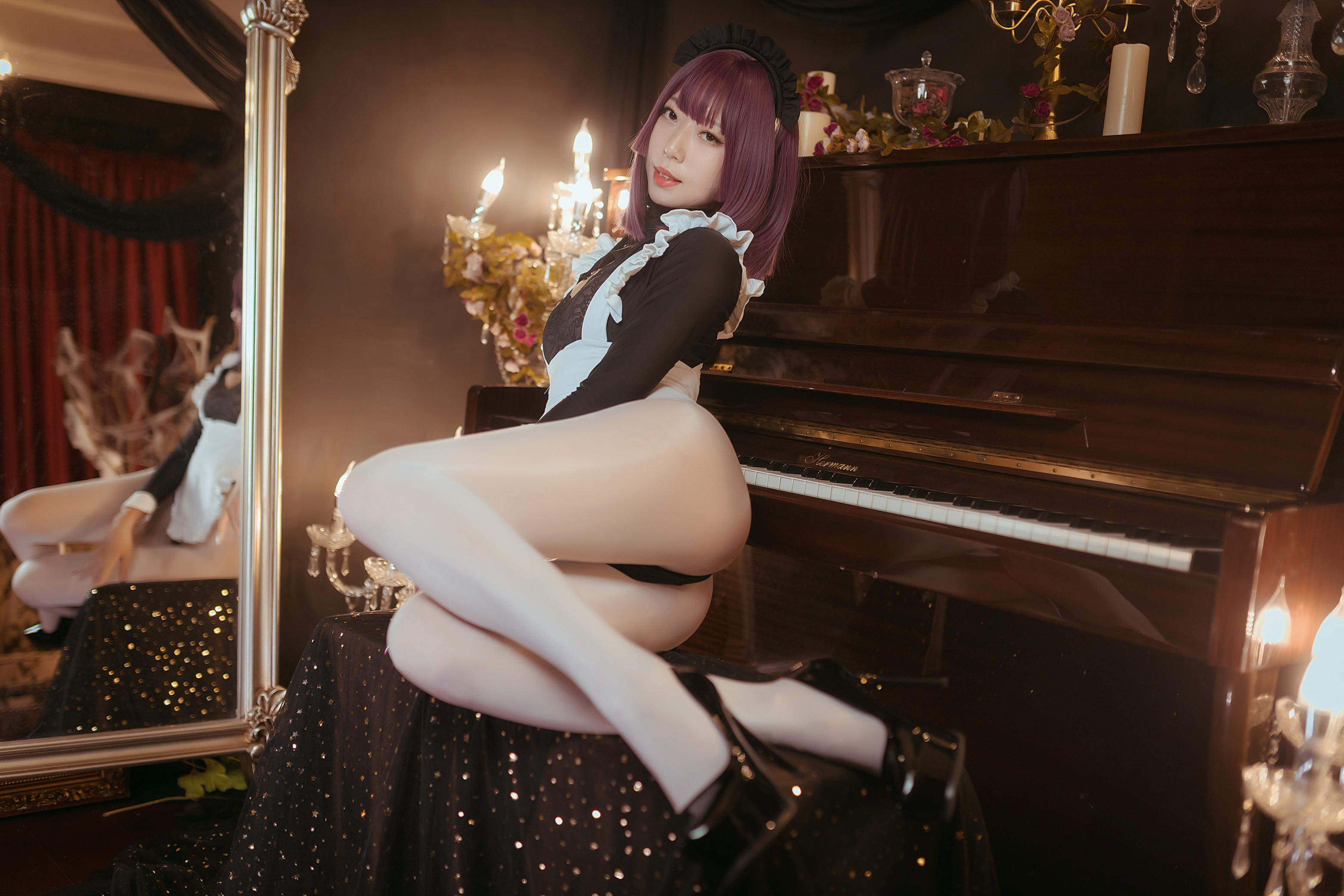 Money冷冷 NO.034 高叉女仆 [25P-361MB]_第2集