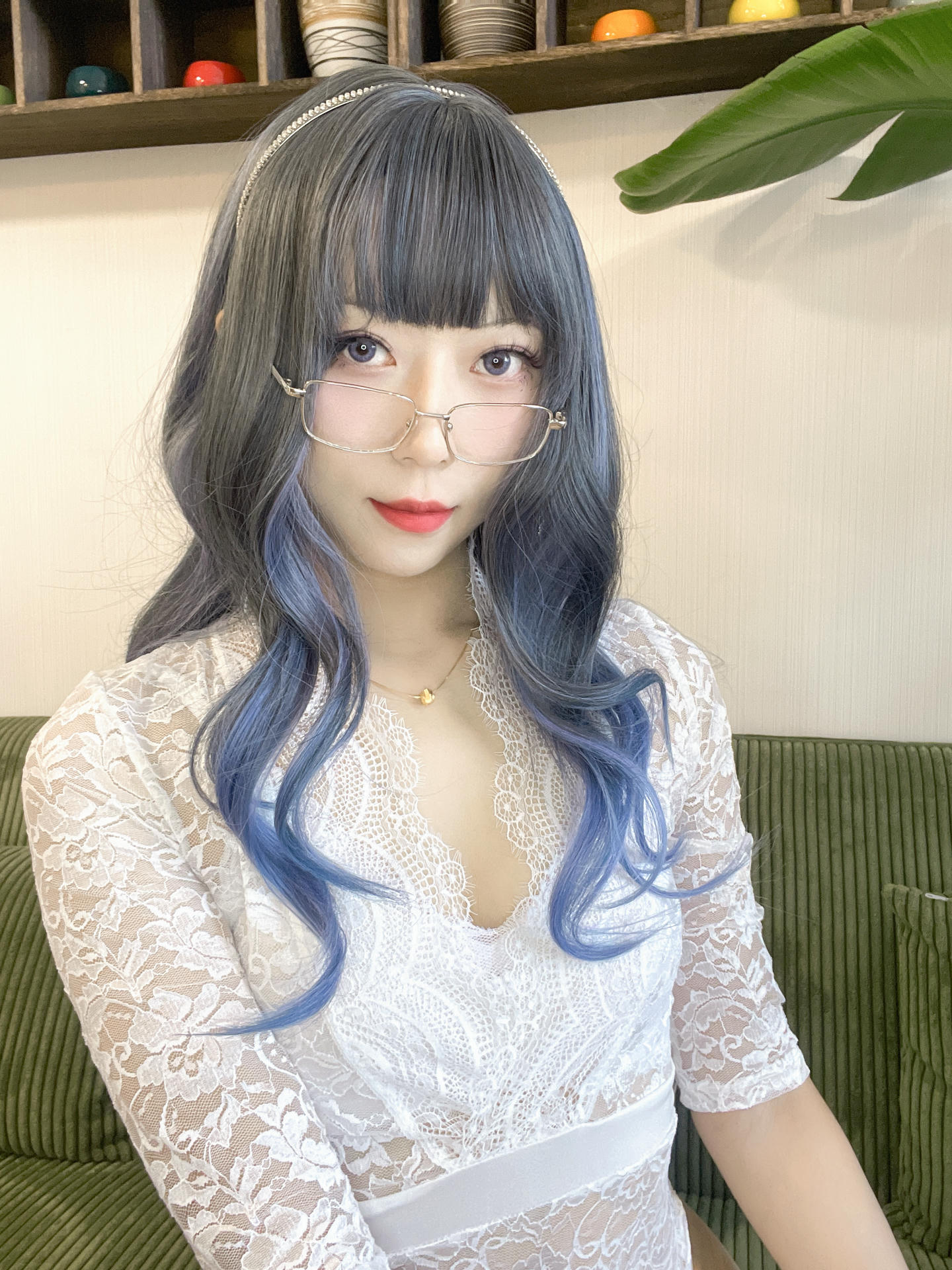 Money冷冷 NO.036 白蕾丝长裙 [73P2V 2.87GB]_第1集