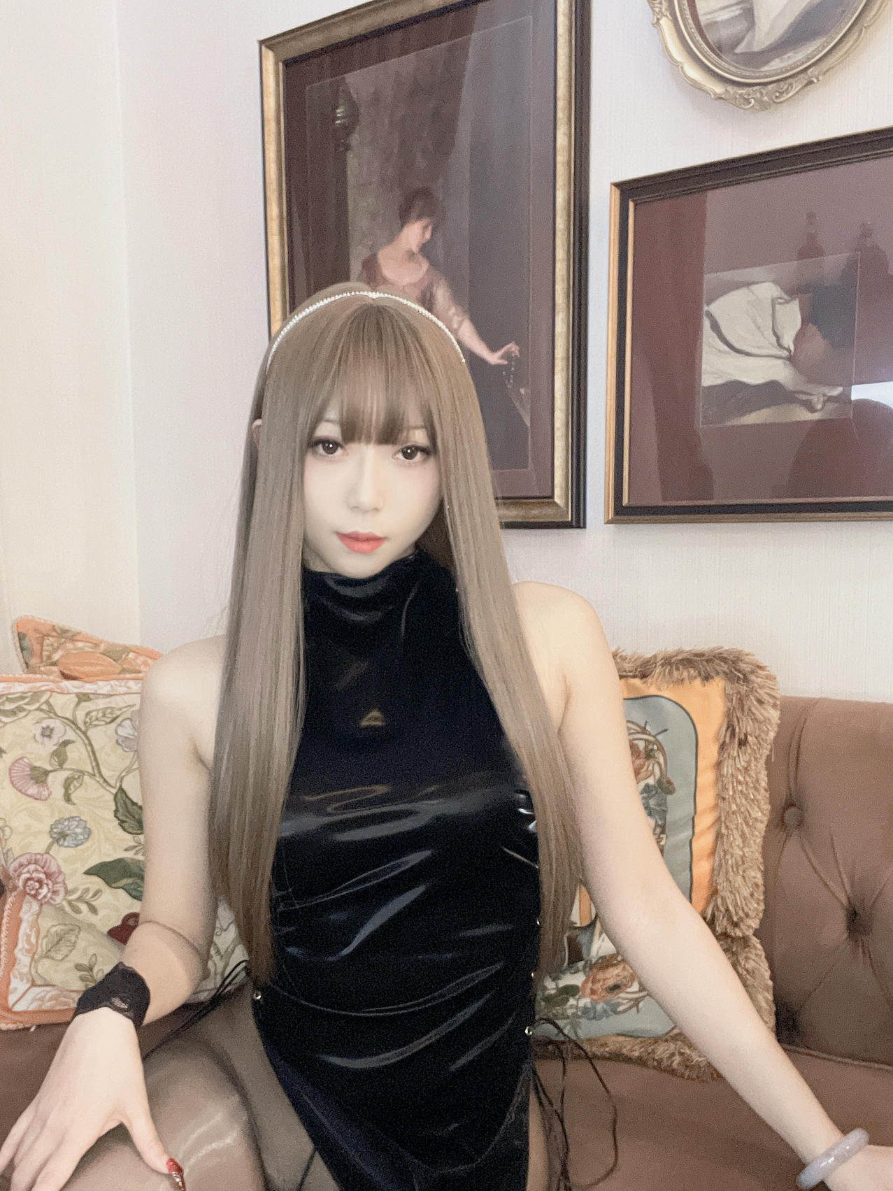 Money冷冷 NO.044 绑带旗袍裙[64P-213.1M]_第1集