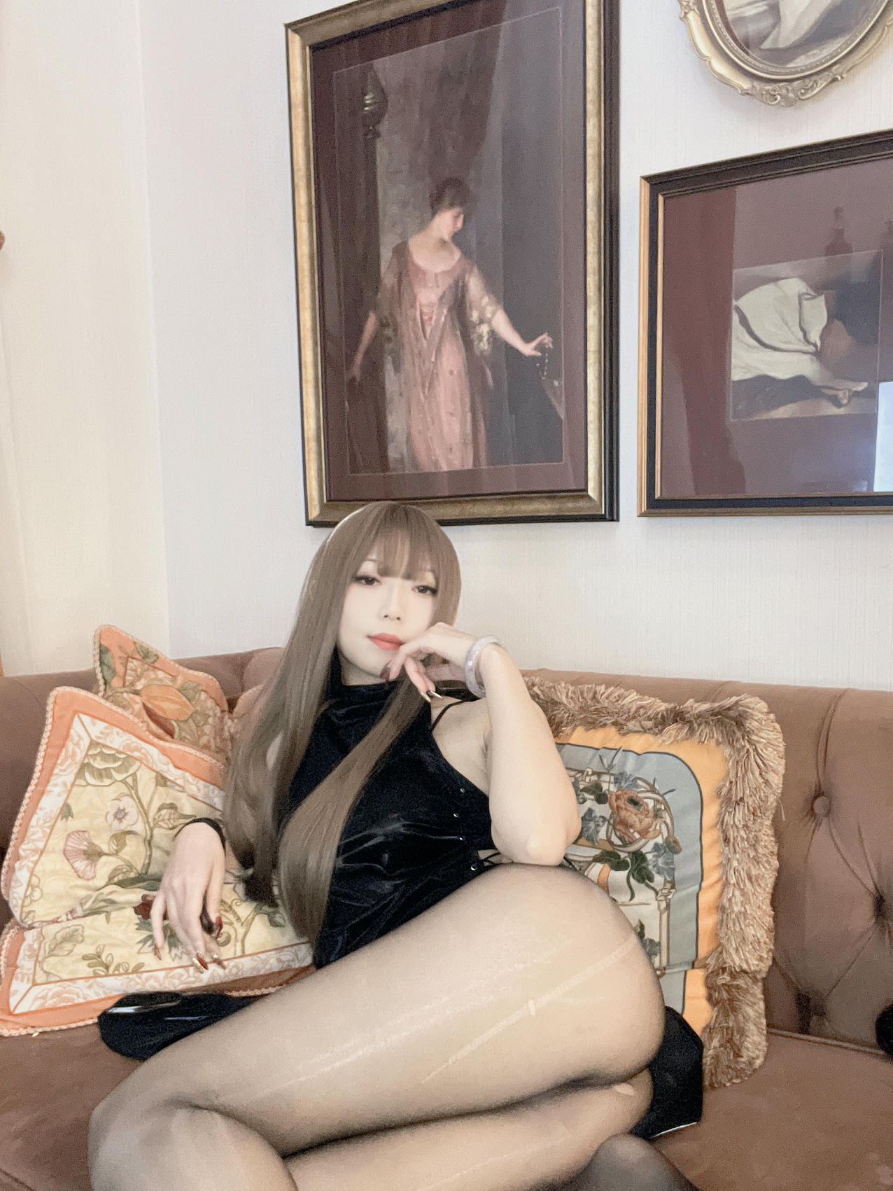 Money冷冷 NO.044 绑带旗袍裙[64P-213.1M]_第4集