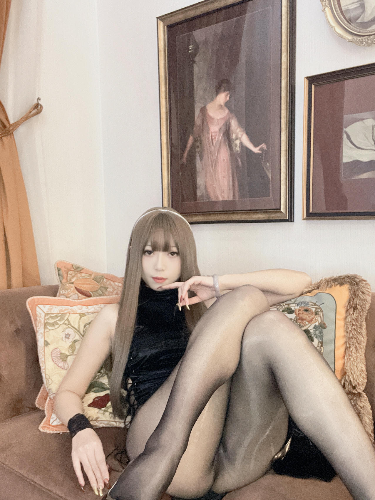 Money冷冷 NO.044 绑带旗袍裙[64P-213.1M]_第1集