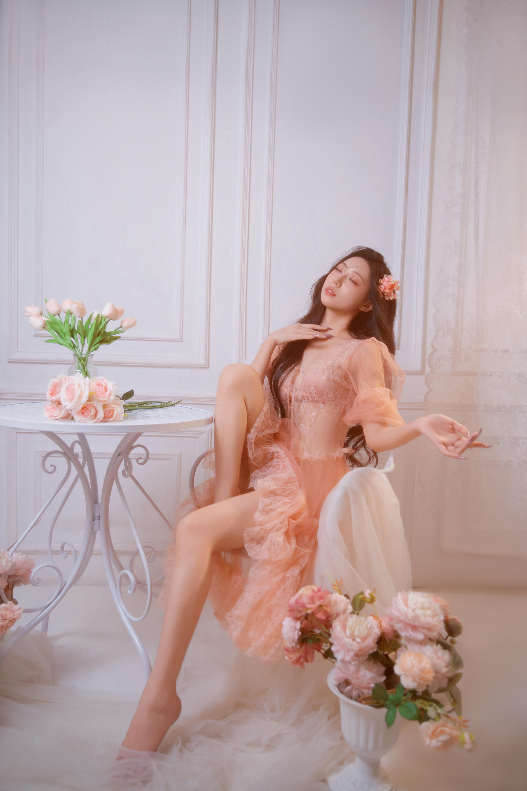 Money冷冷 NO.049 仙女粉氛围感写真[30P 391.3M]_第1集
