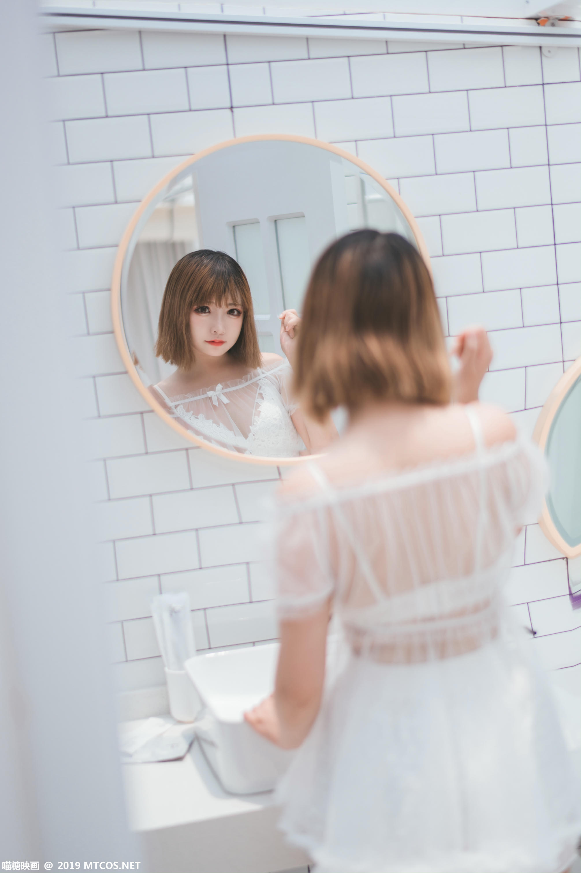 [喵糖映画] VOL.025 纯情白裙[42P／356MB]_第1集