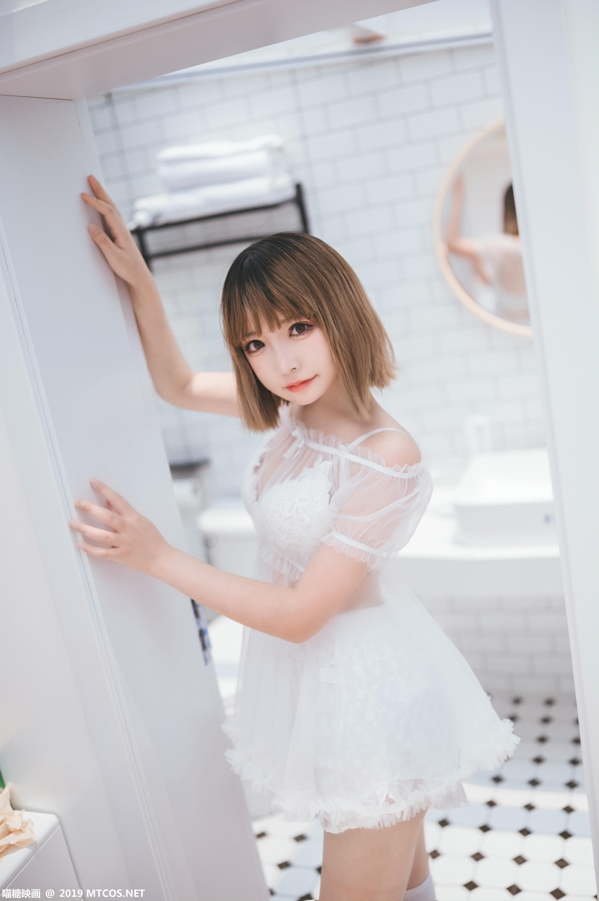 [喵糖映画] VOL.025 纯情白裙[42P／356MB]_第2集