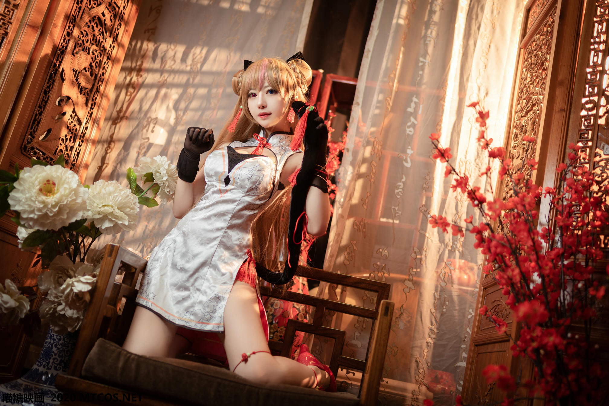 [喵糖映画] HML.011 蜂糖花旗袍[20P／134M]_第1集