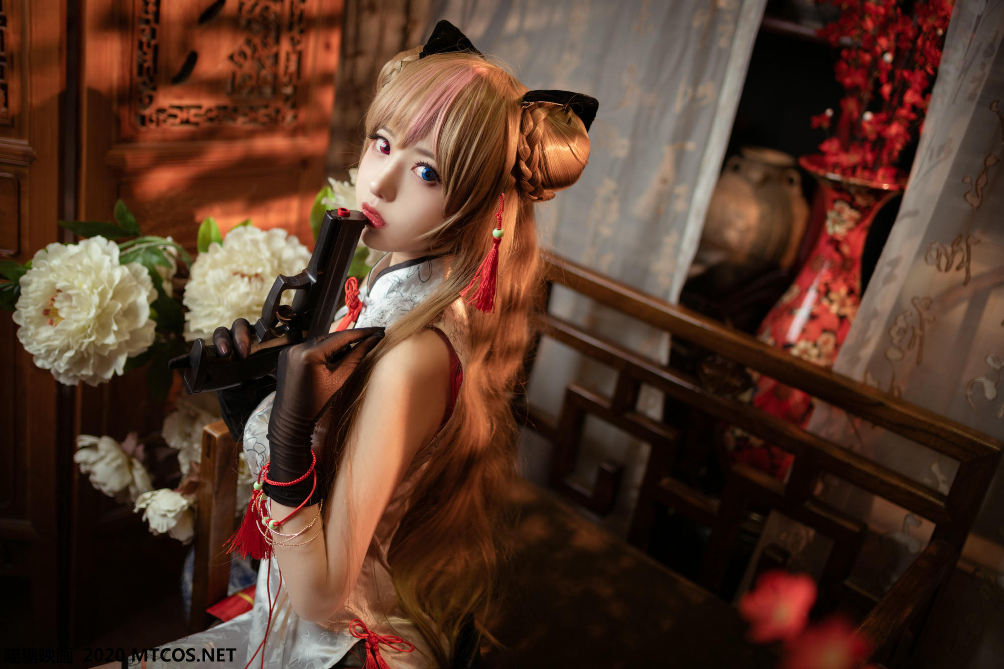 [喵糖映画] HML.011 蜂糖花旗袍[20P／134M]_第1集