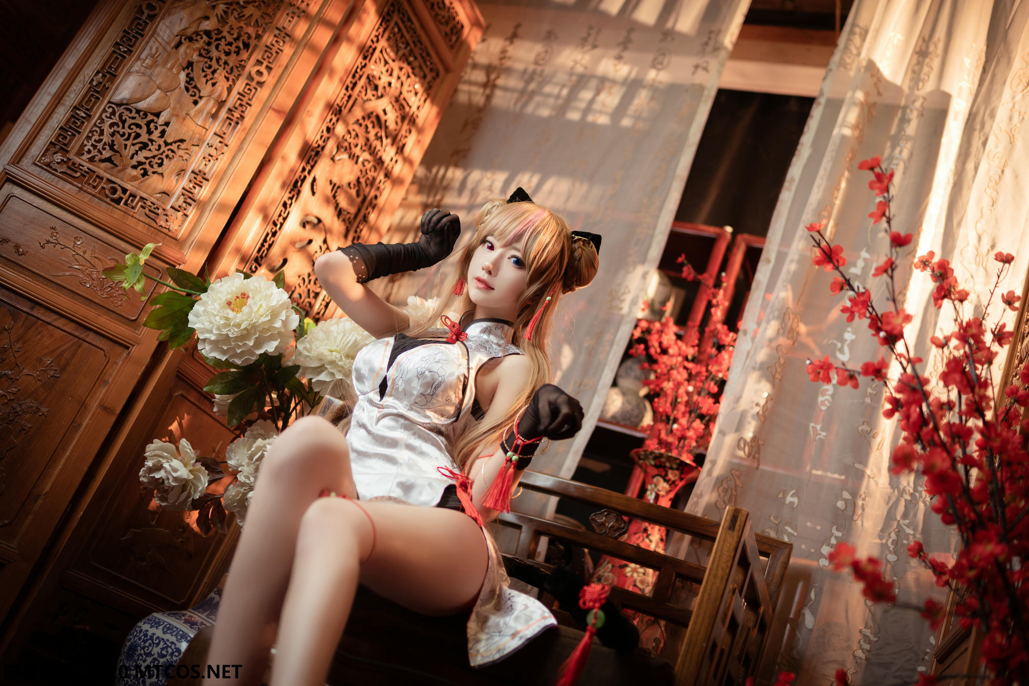 [喵糖映画] HML.011 蜂糖花旗袍[20P／134M]_第1集