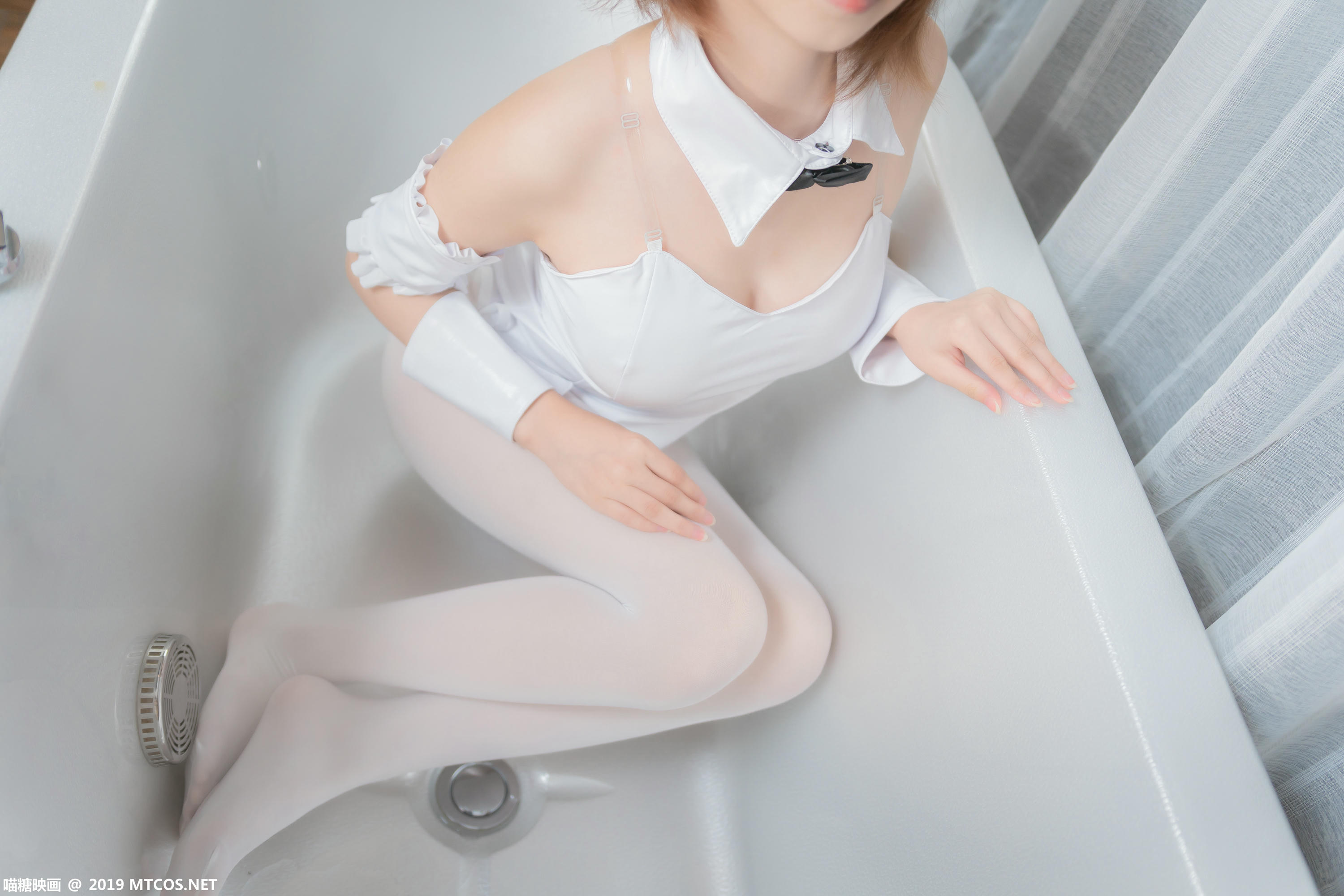 [喵糖映画] VOL.041 白色兔女郎[42P／326MB]_第2集