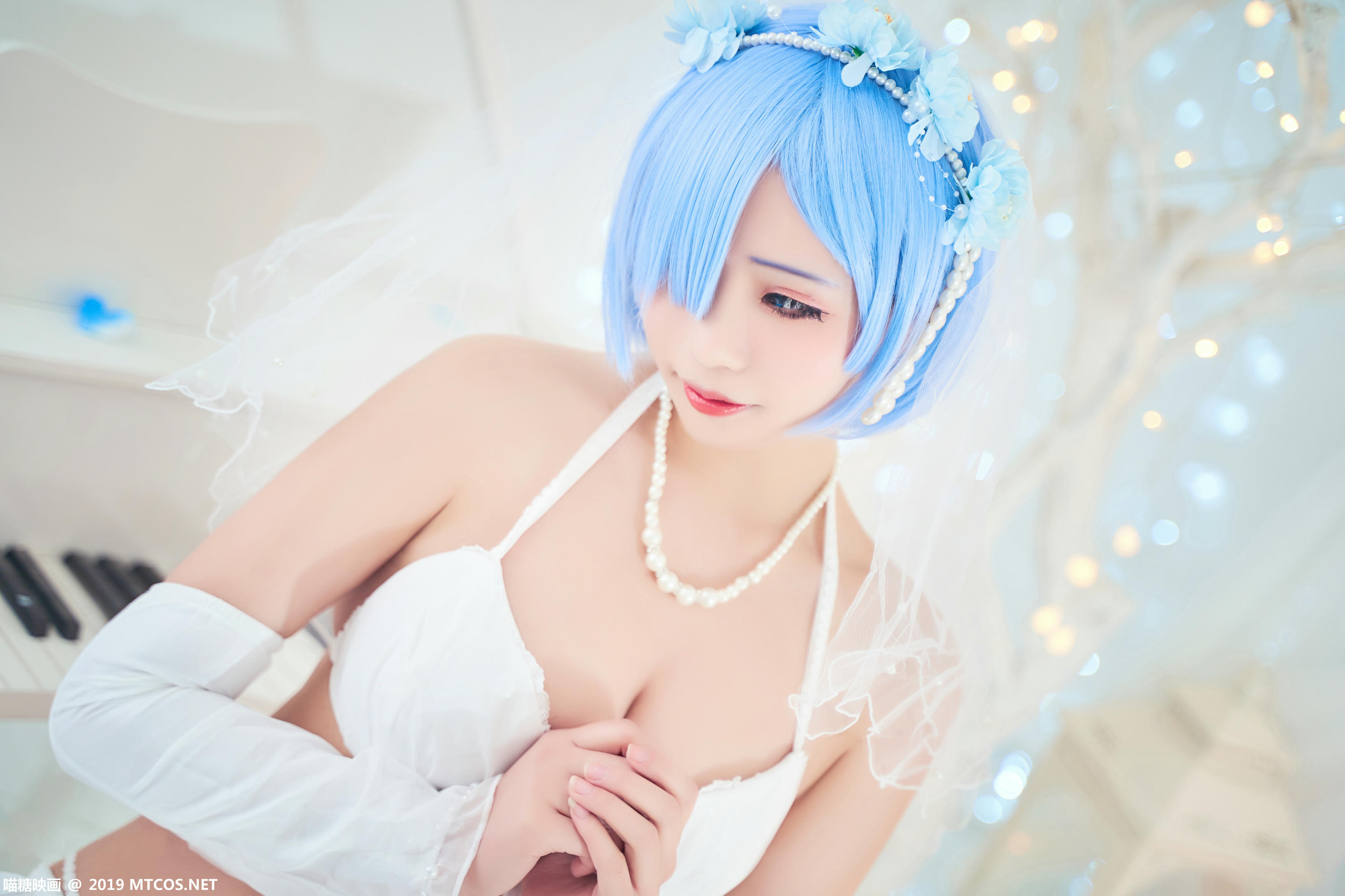 [喵糖映画] VOL.043 墨玉／M 是雷姆呀[41P／516MB]_第1集