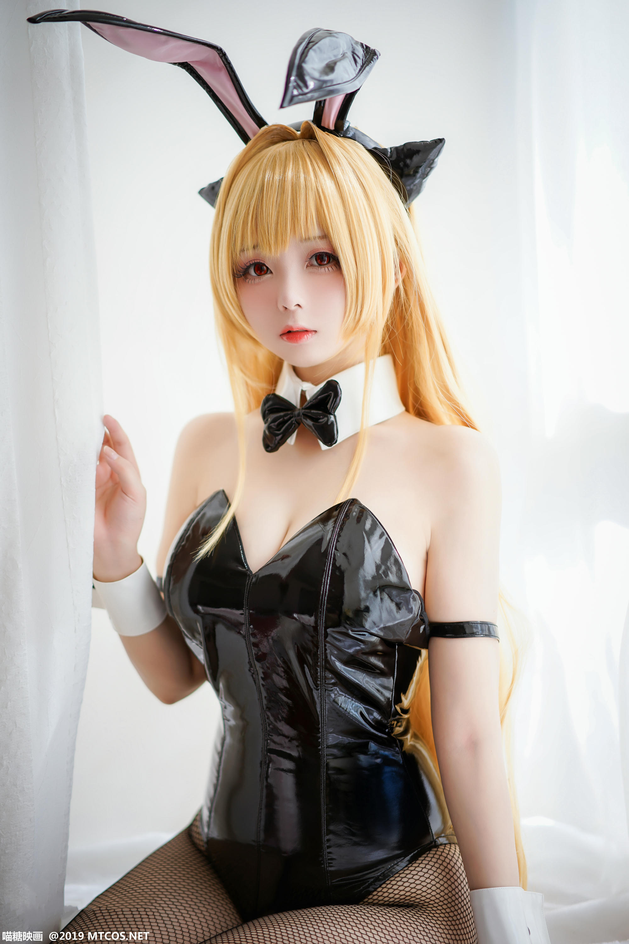 [喵糖映画] VOL.044 嶋葵 网袜兔女郎[40P／542MB]_第1集