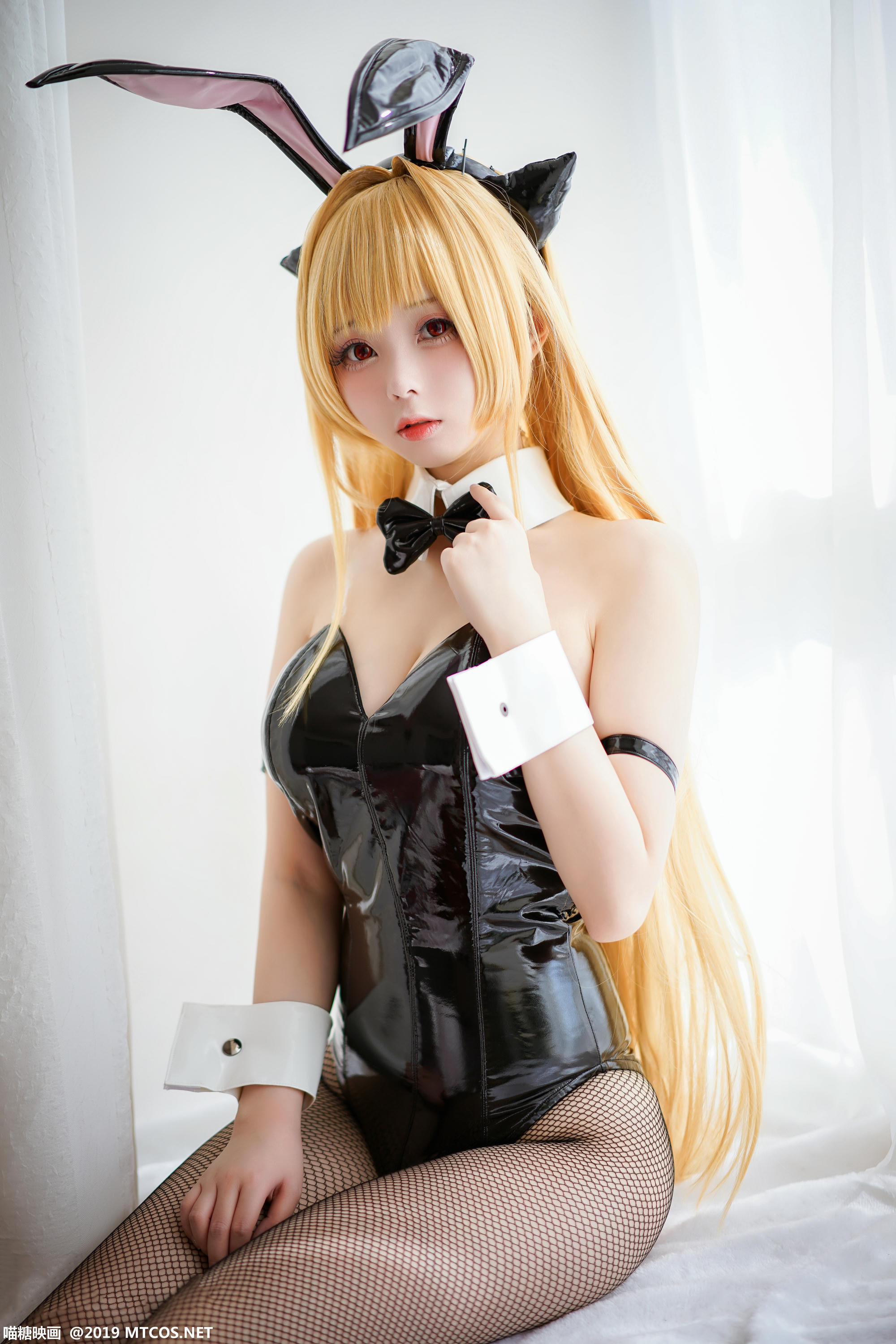 [喵糖映画] VOL.044 嶋葵 网袜兔女郎[40P／542MB]_第1集