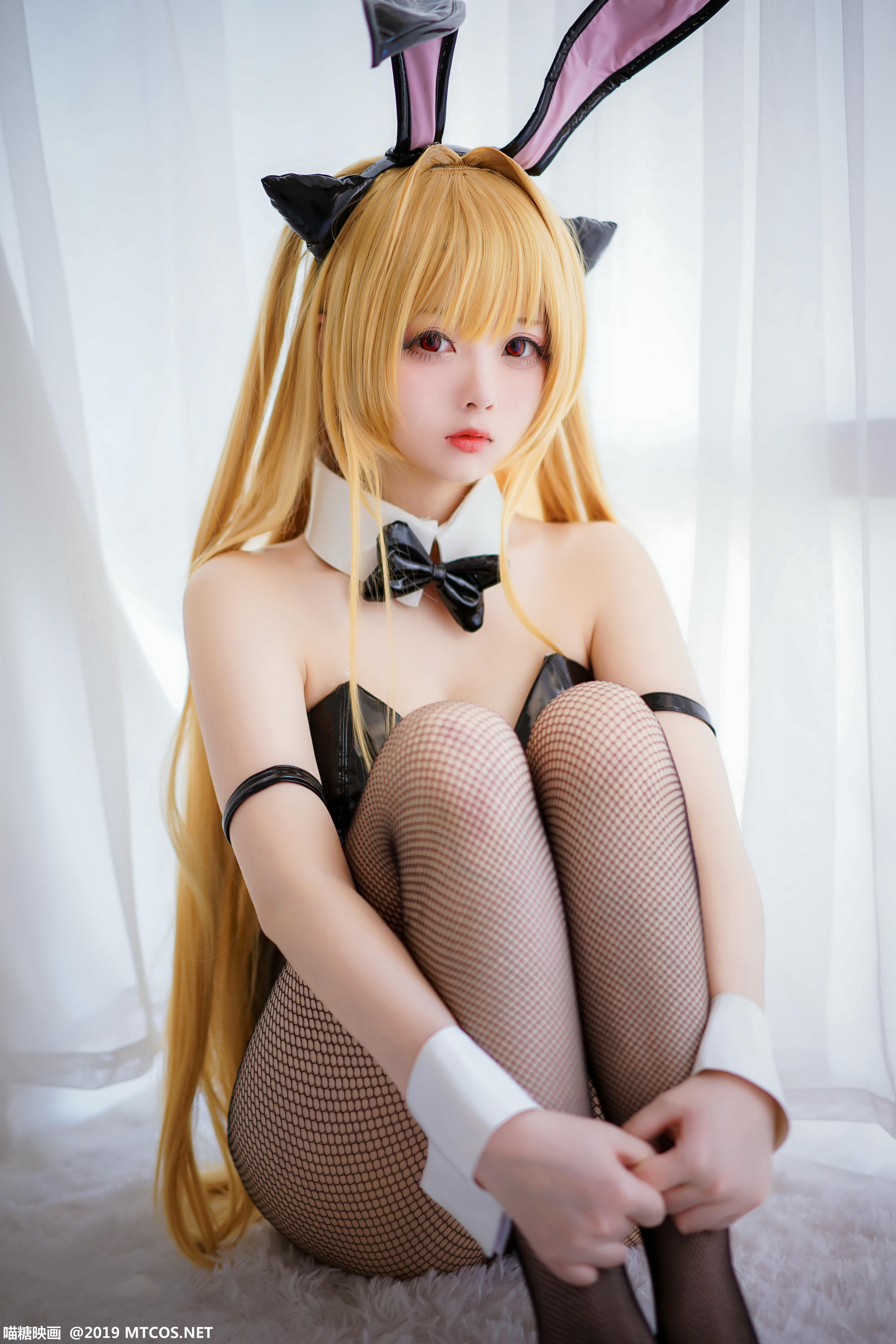 [喵糖映画] VOL.044 嶋葵 网袜兔女郎[40P／542MB]_第1集