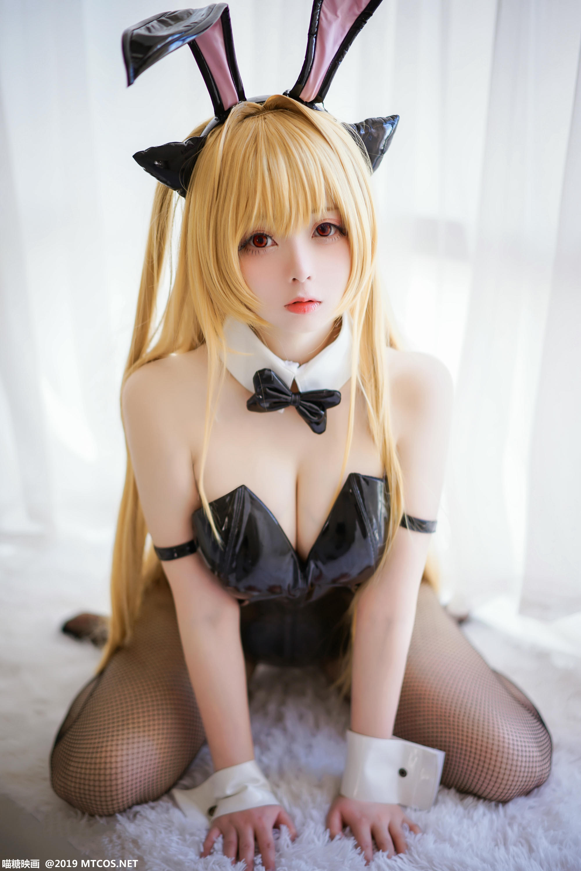 [喵糖映画] VOL.044 嶋葵 网袜兔女郎[40P／542MB]_第2集