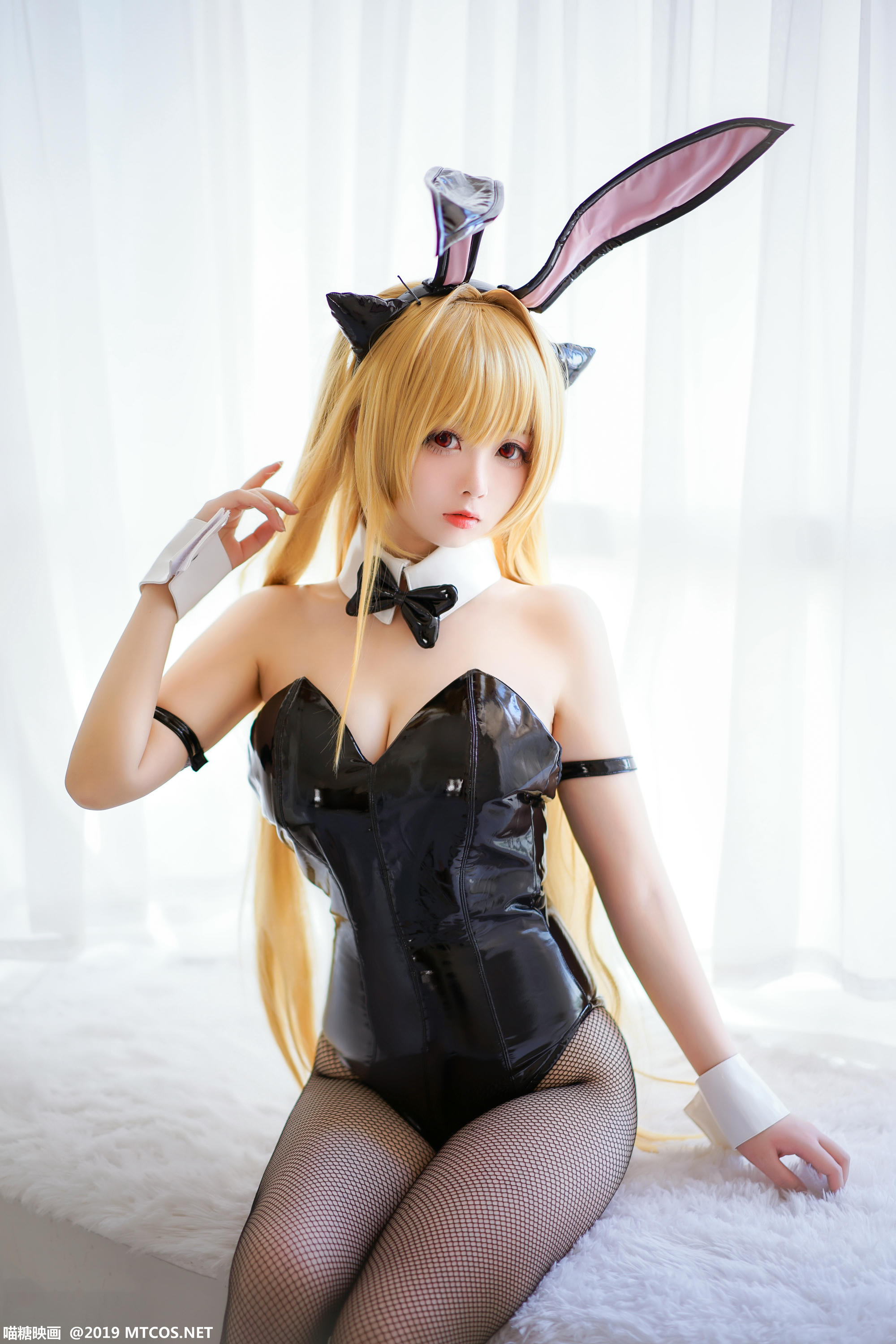 [喵糖映画] VOL.044 嶋葵 网袜兔女郎[40P／542MB]_第2集