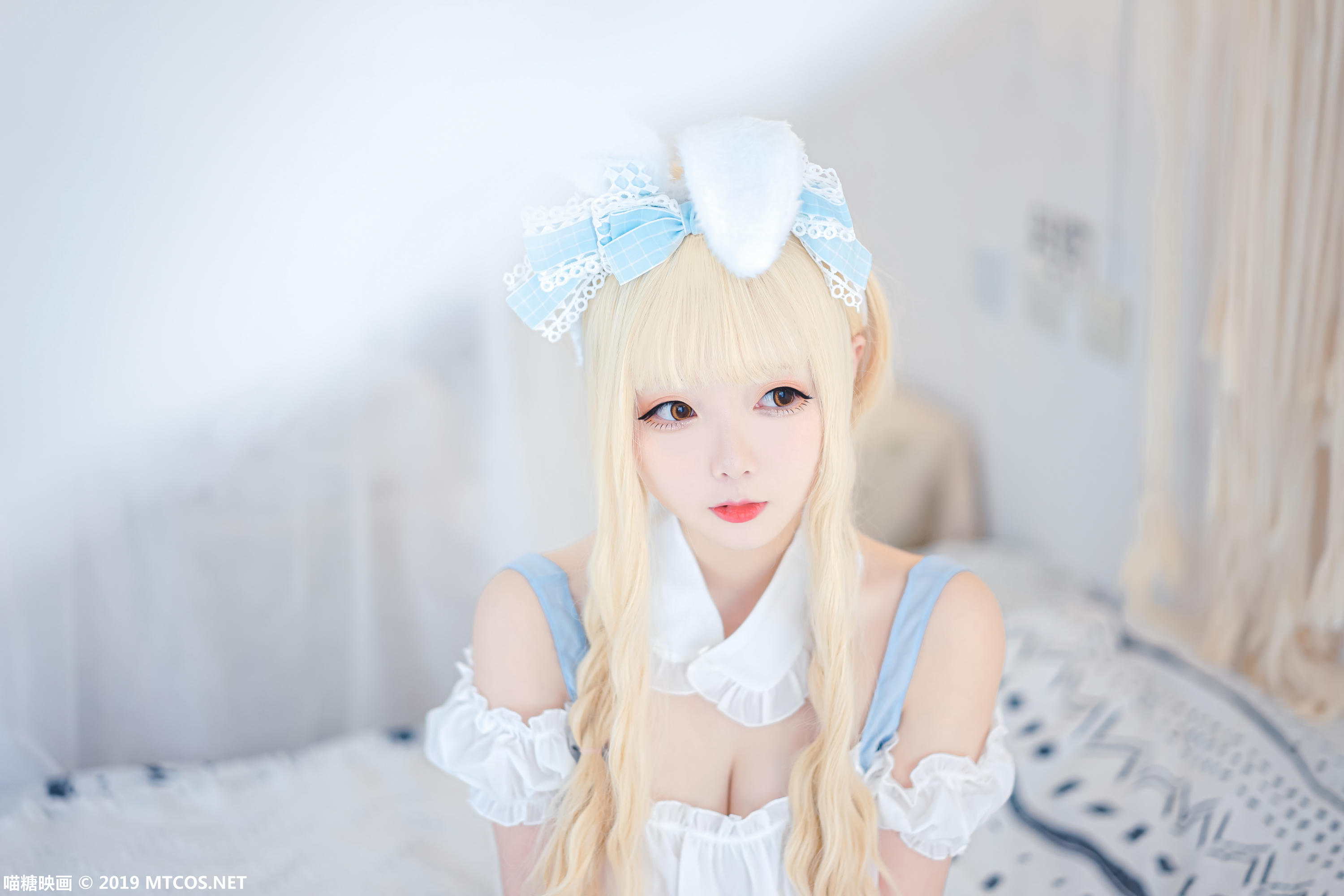 [喵糖映画] VOL.053 嶋葵 蓝色兔子[41P／331MB]_第2集