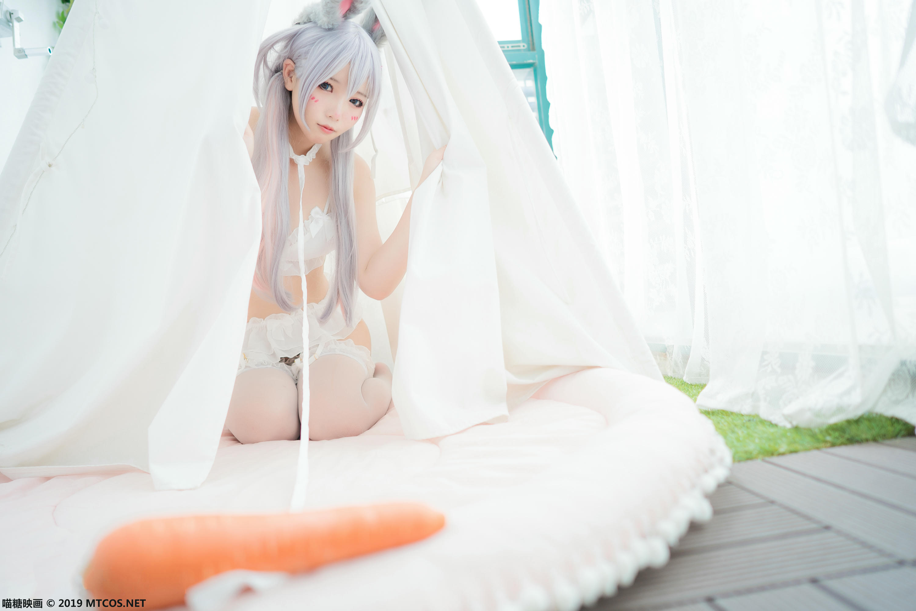 [喵糖映画] VOL.055 兔子美少女[44P／536MB]_第2集