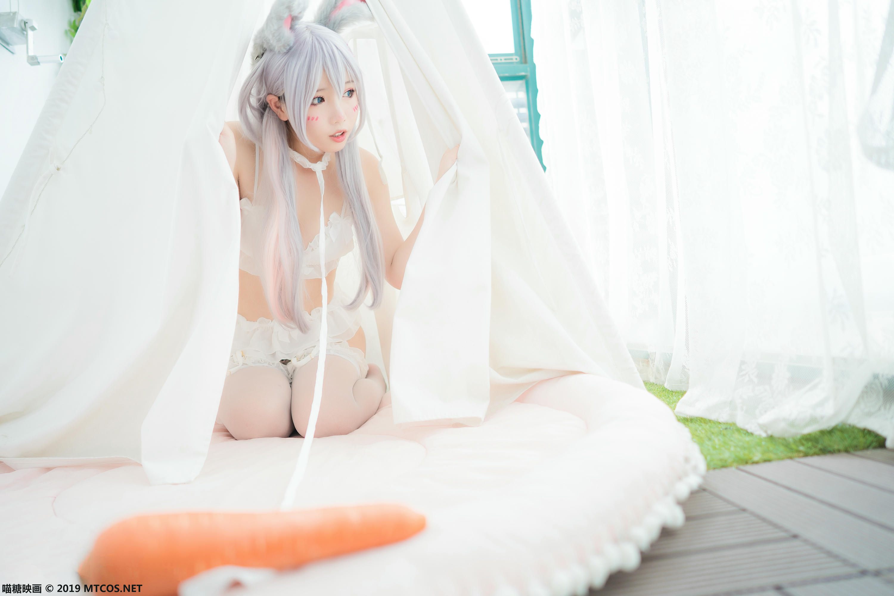 [喵糖映画] VOL.055 兔子美少女[44P／536MB]_第2集