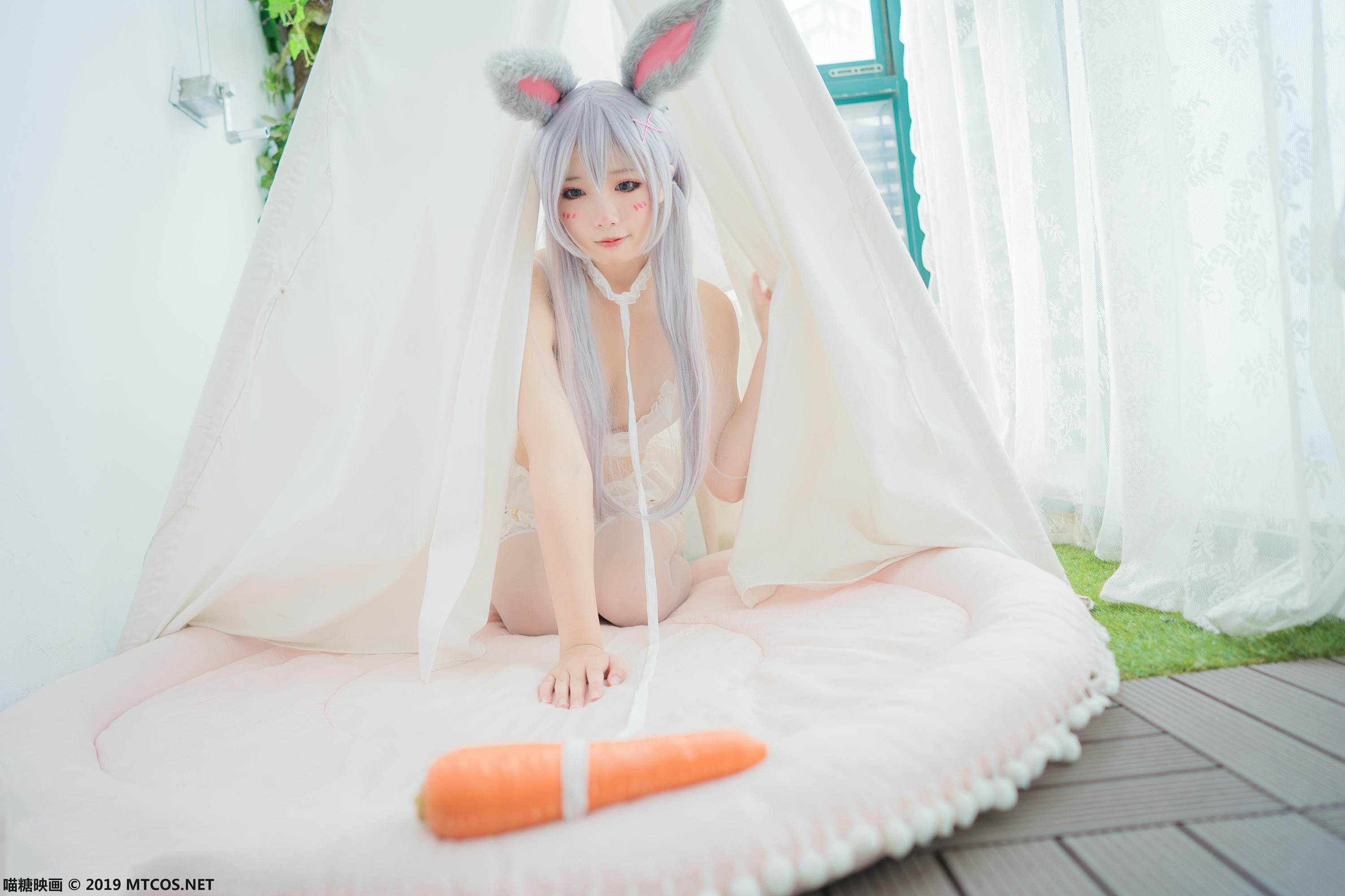 [喵糖映画] VOL.055 兔子美少女[44P／536MB]_第2集