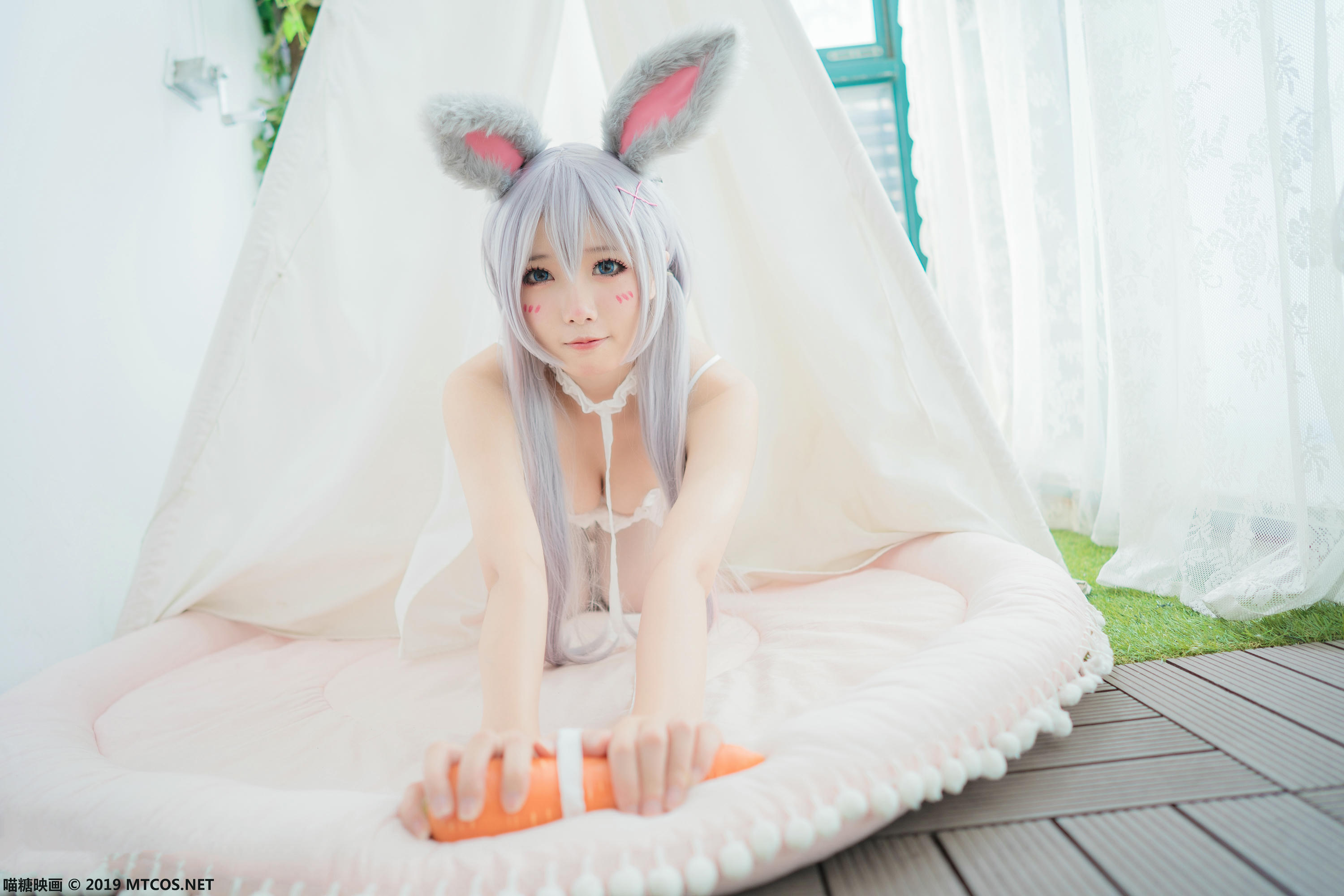 [喵糖映画] VOL.055 兔子美少女[44P／536MB]_第2集