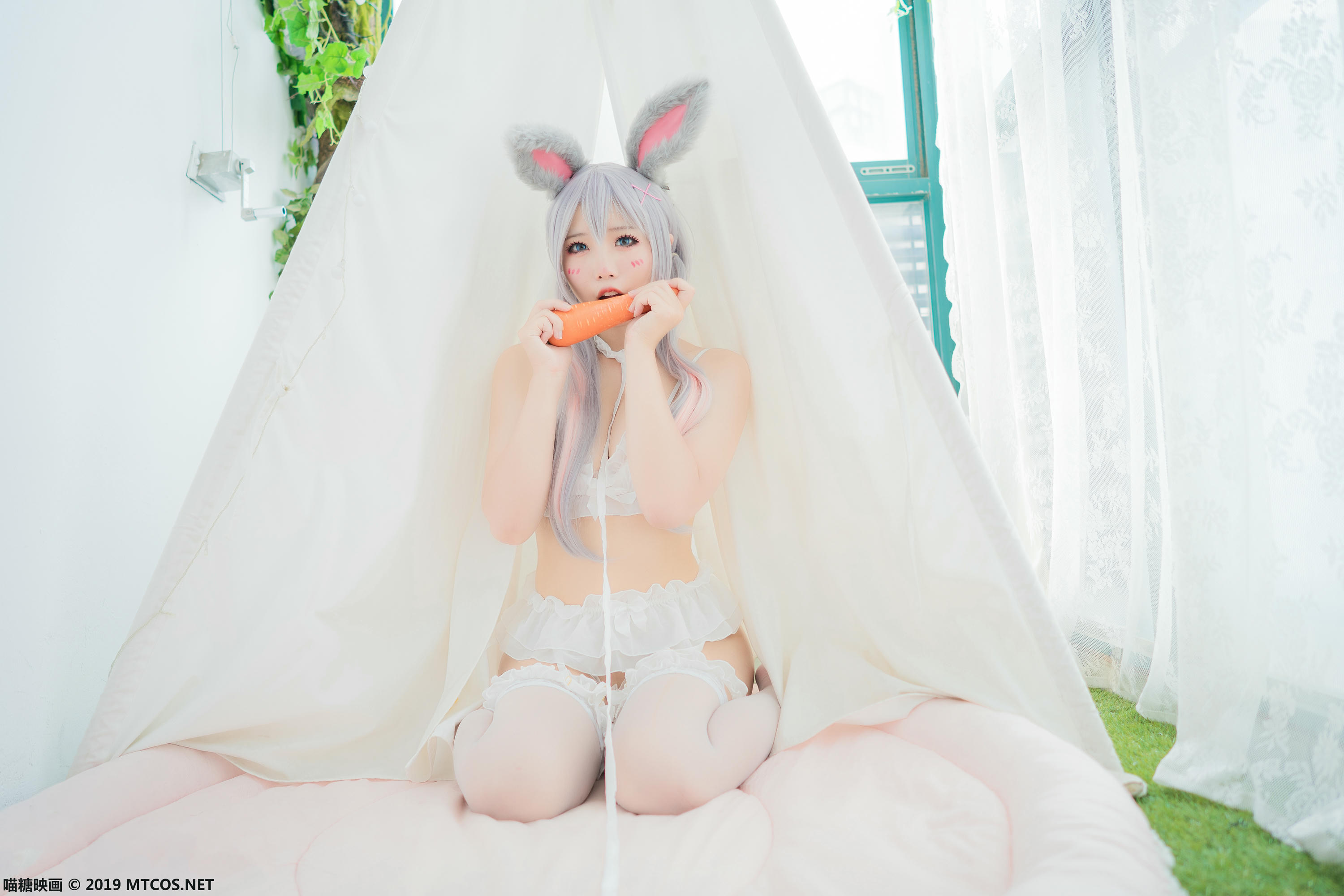 [喵糖映画] VOL.055 兔子美少女[44P／536MB]_第2集