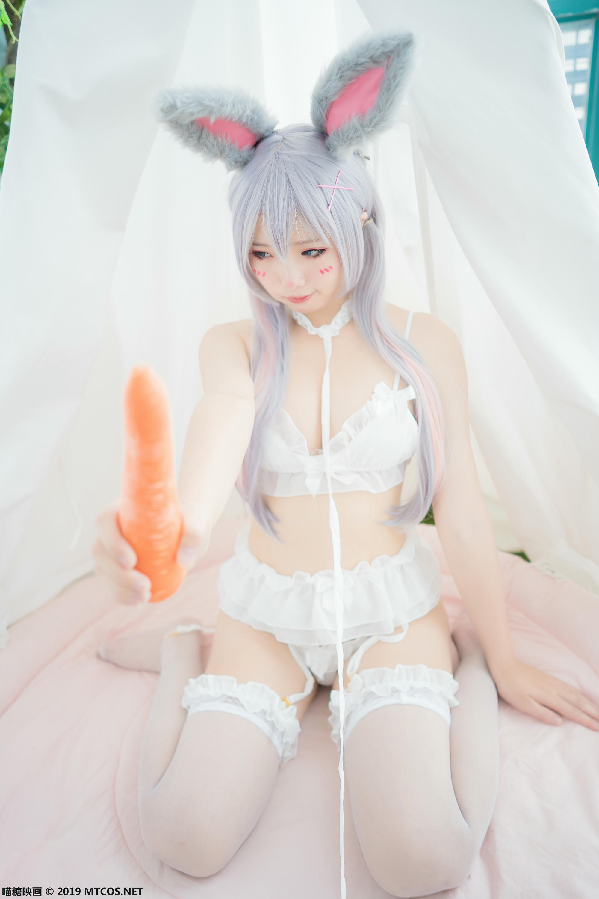 [喵糖映画] VOL.055 兔子美少女[44P／536MB]_第2集