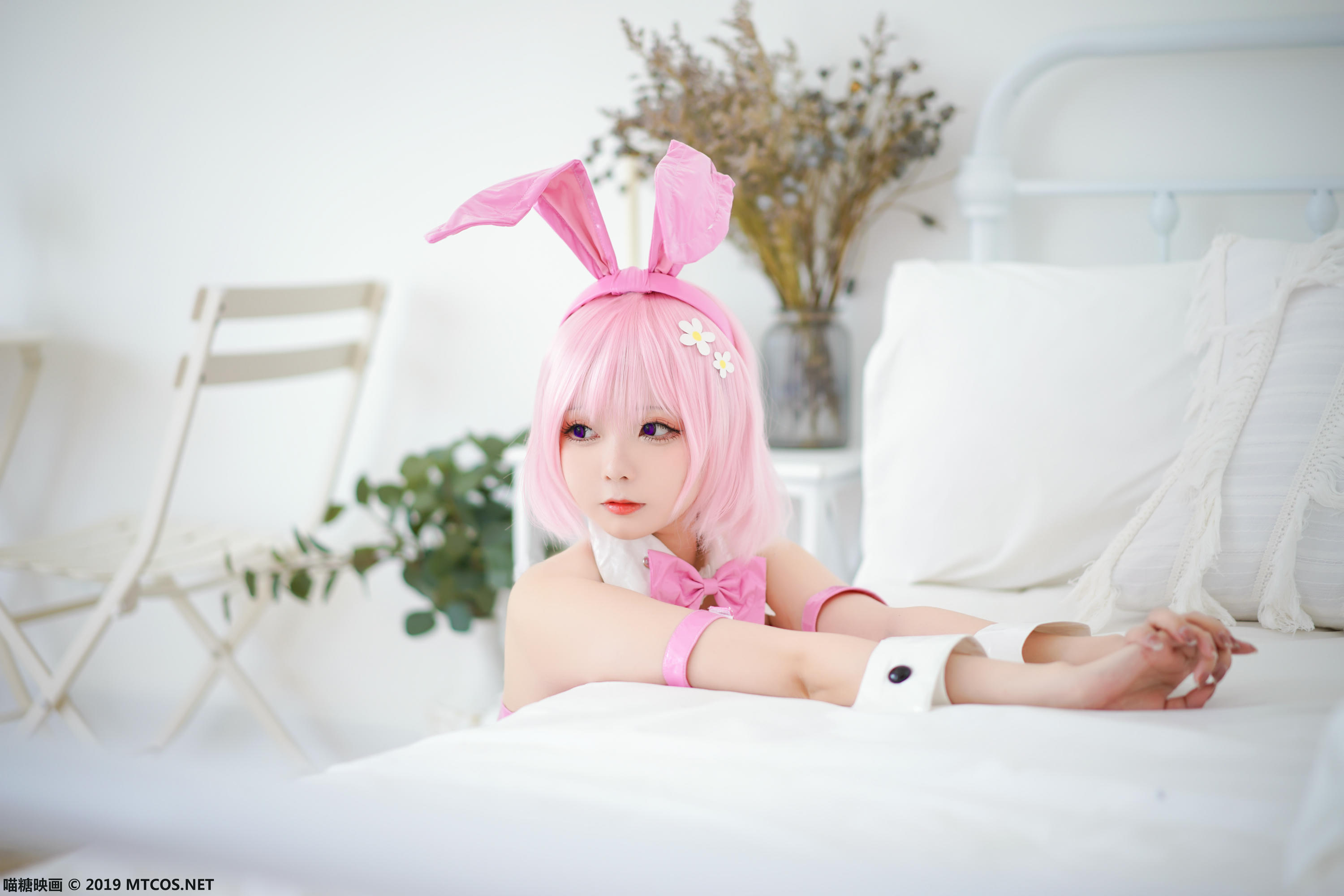 [喵糖映画] VOL.057 嶋葵 梦梦兔女郎[41P／481MB]_第2集