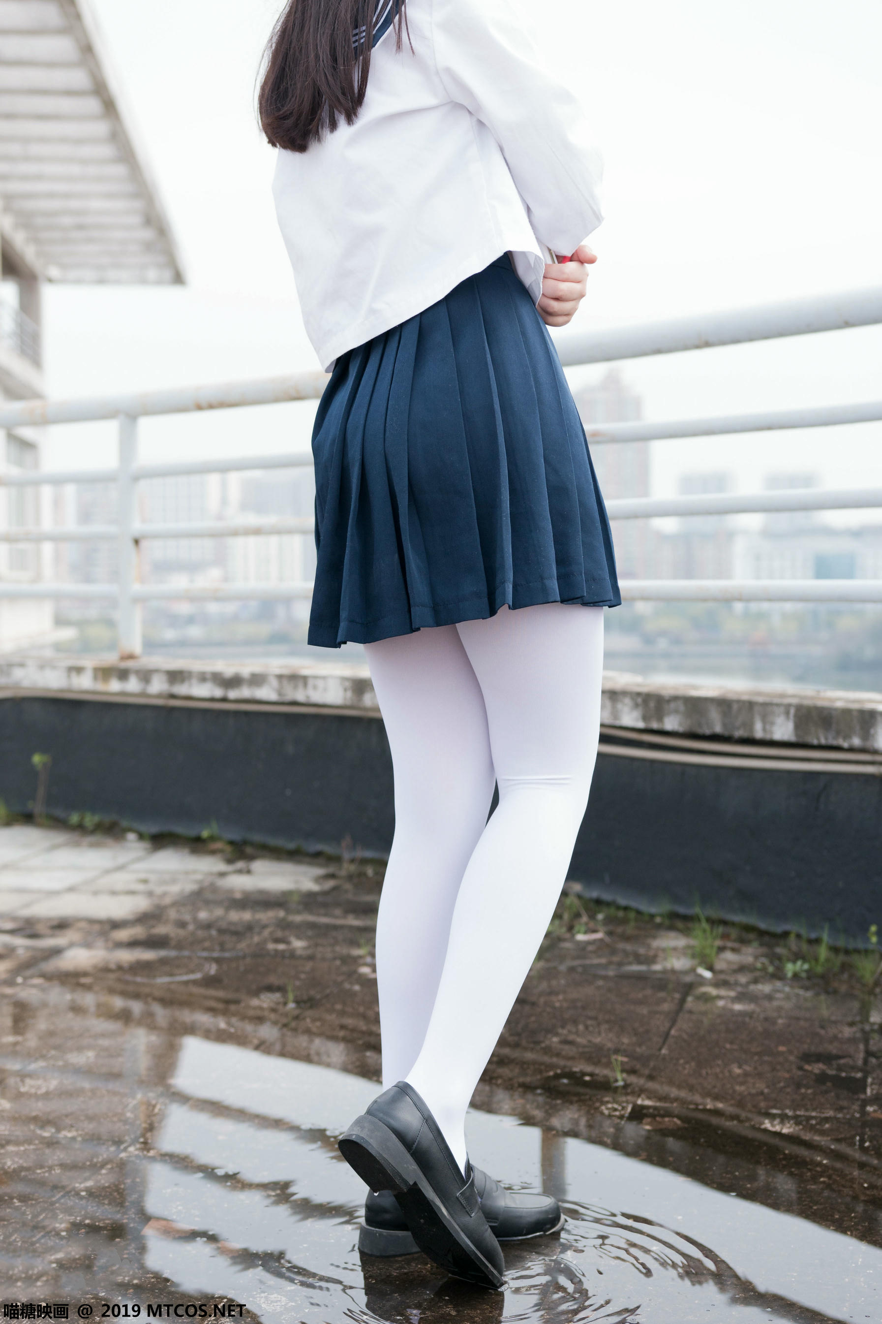 [喵糖映画] VOL.067 半度度度喵 喵喵的白丝水手服[46P／245MB]_第1集