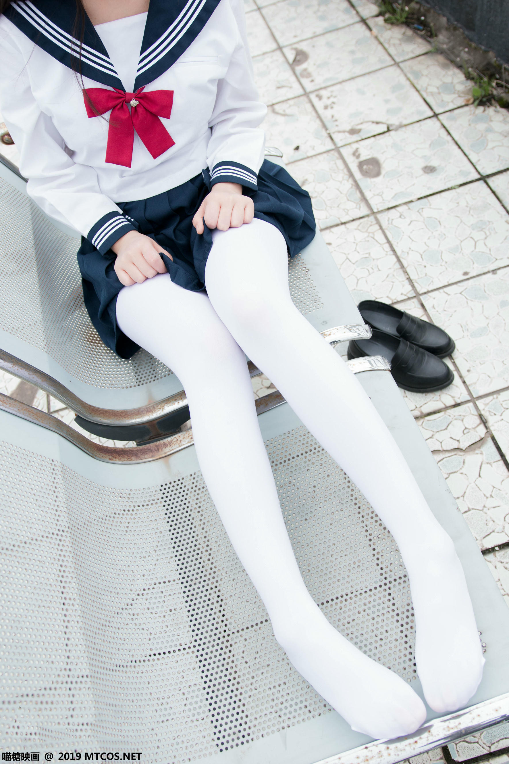 [喵糖映画] VOL.067 半度度度喵 喵喵的白丝水手服[46P／245MB]_第1集