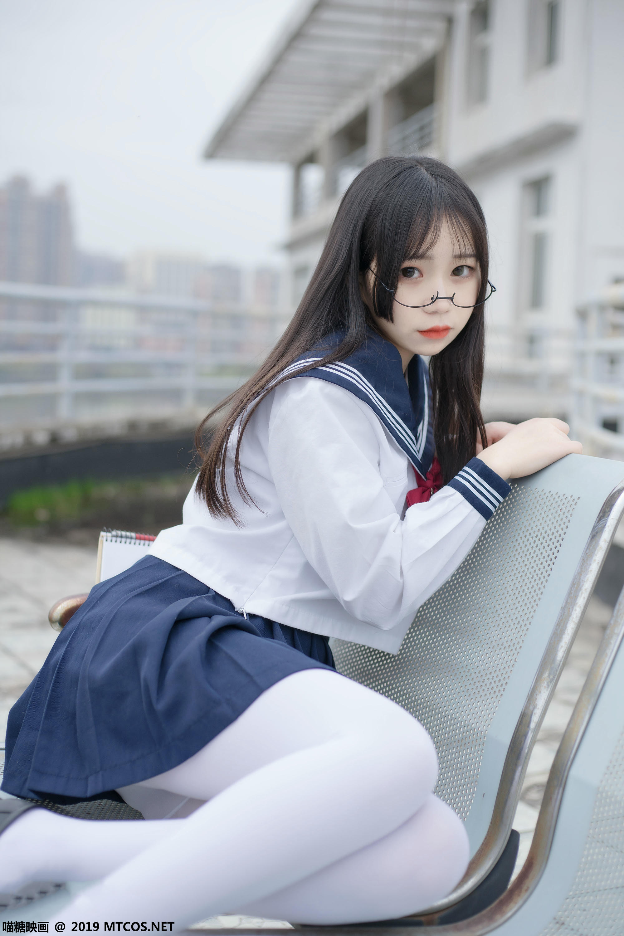 [喵糖映画] VOL.067 半度度度喵 喵喵的白丝水手服[46P／245MB]_第1集