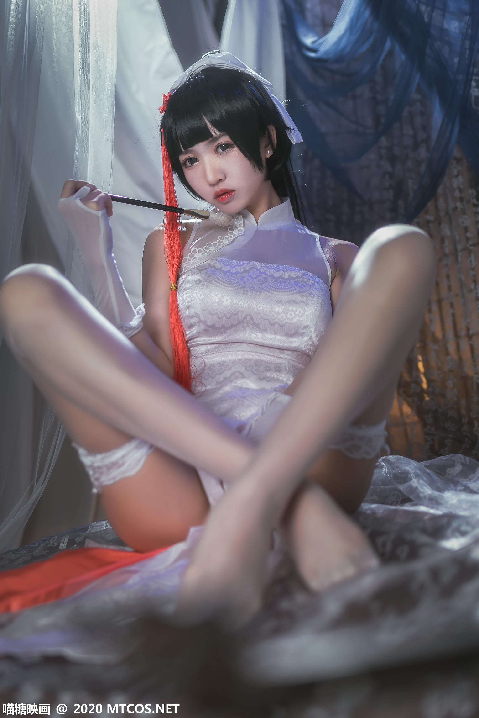 [喵糖映画] HML.015 高雄银红旗袍[24P／348M]_第1集