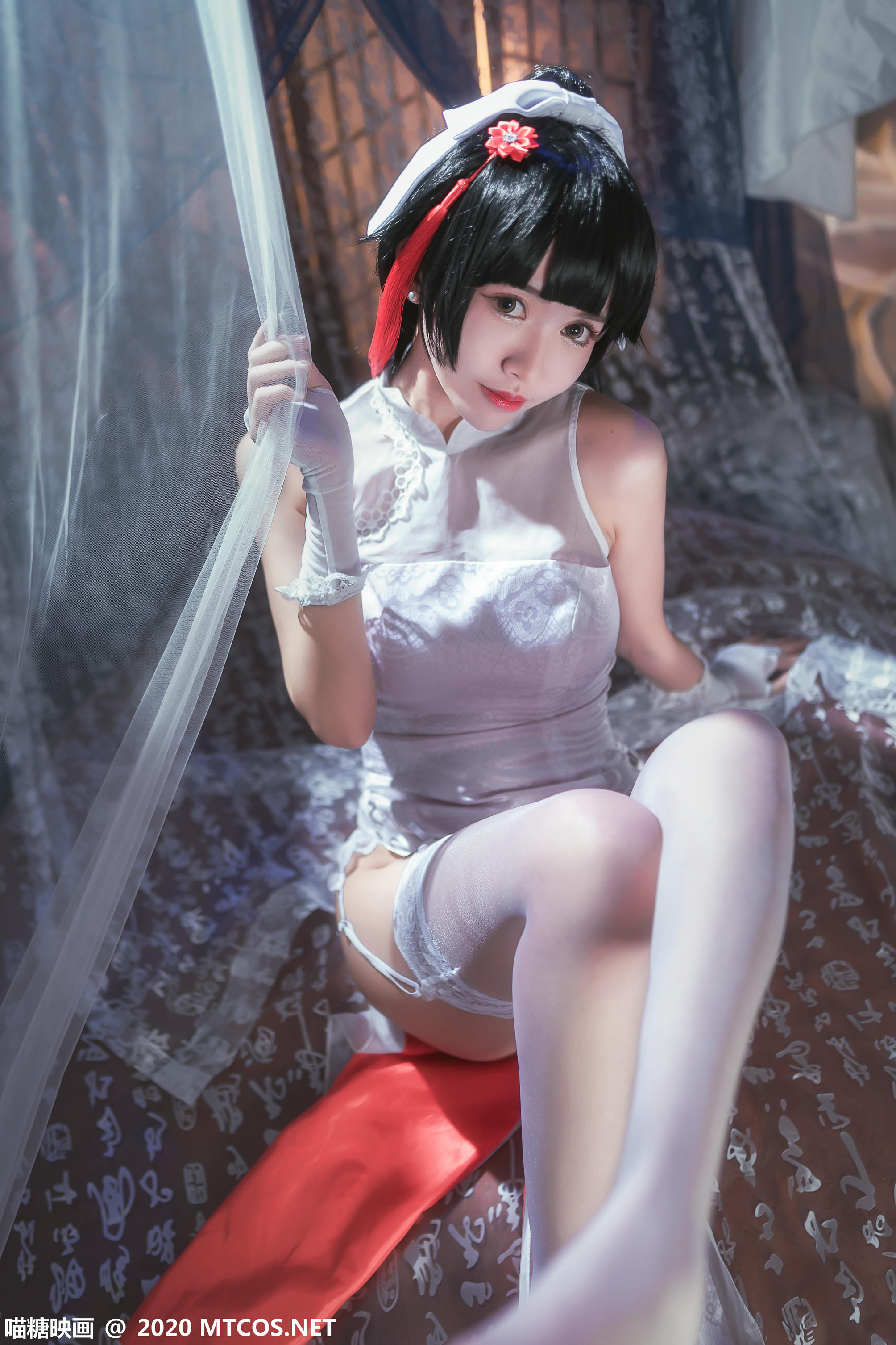 [喵糖映画] HML.015 高雄银红旗袍[24P／348M]_第2集